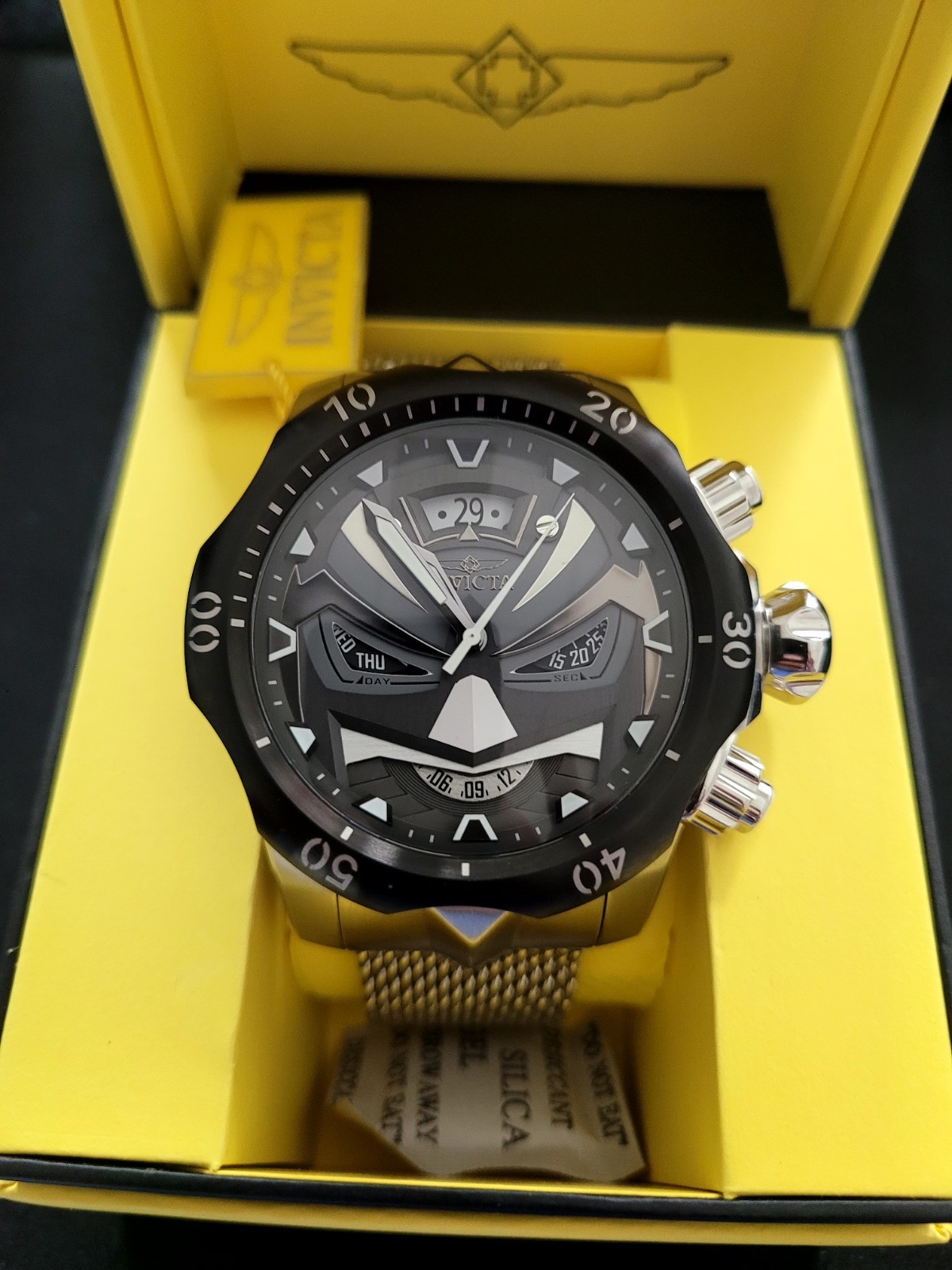 Invicta Batman DC Stainless Steel Quartz Chronograph Watch