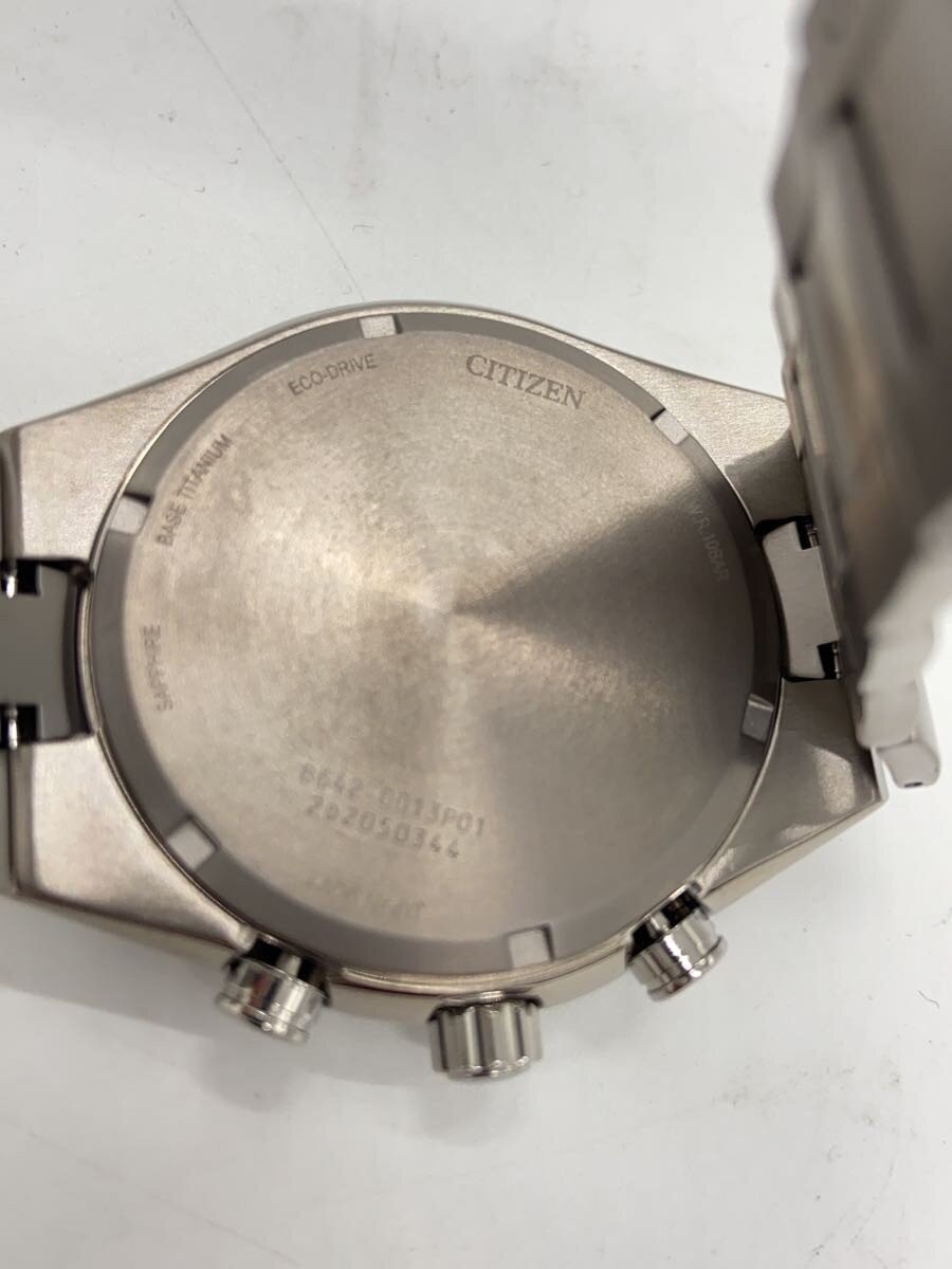 CITIZEN Solar Watch Analog Stainless BLU SLV B642 0013P01