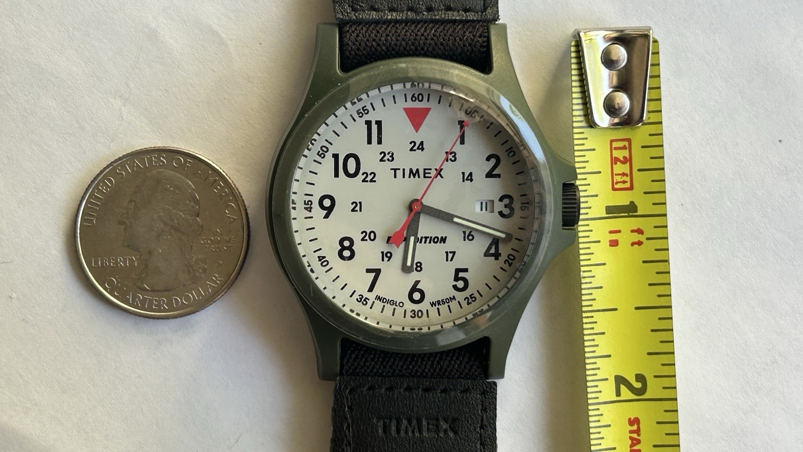 Timex Expedition Men’s Green Polycarbonate Watch. New!