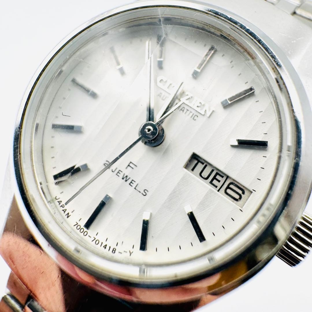 Citizen 7000 Automatic 21 Jewels Silver Day-Date Women’s Watch