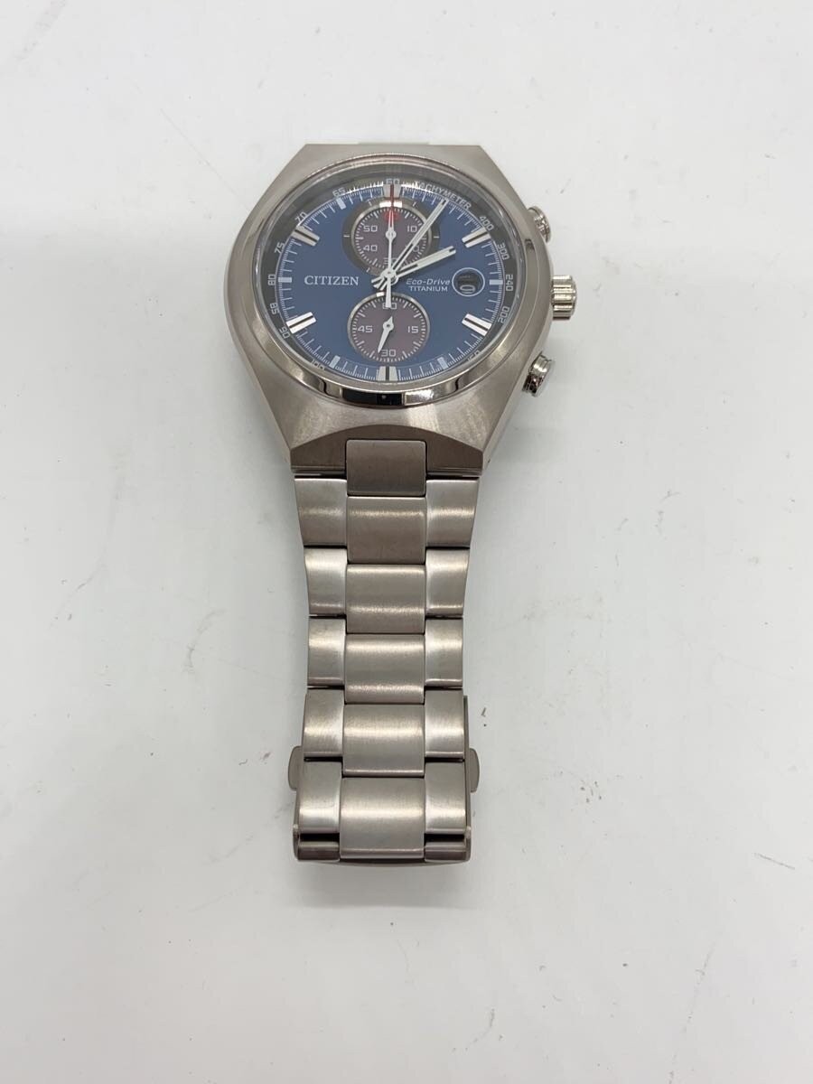 CITIZEN Solar Watch Analog Stainless BLU SLV B642 0013P01
