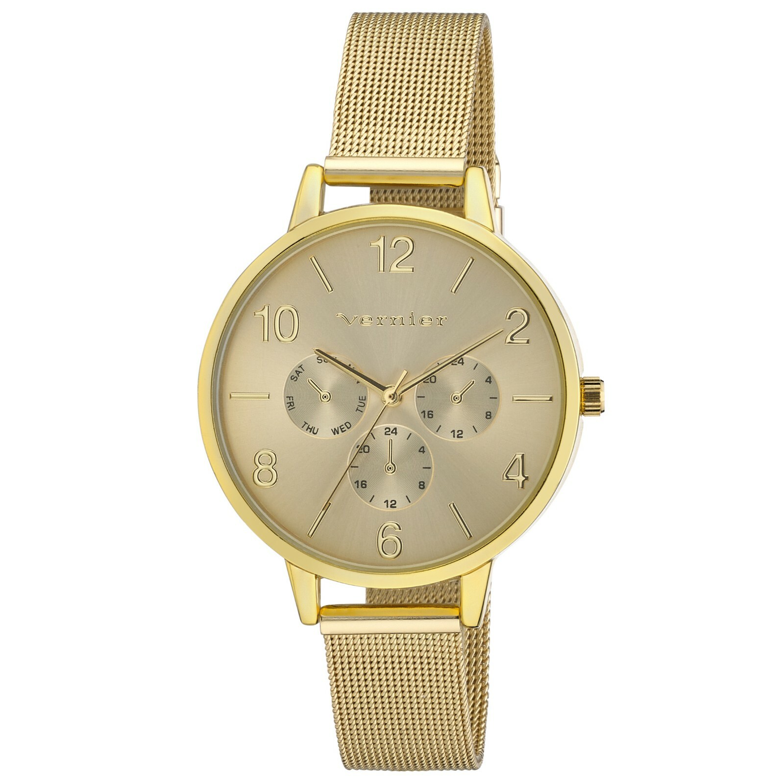 Vernier Women’s 38mm Chrono Mesh Strap Watch