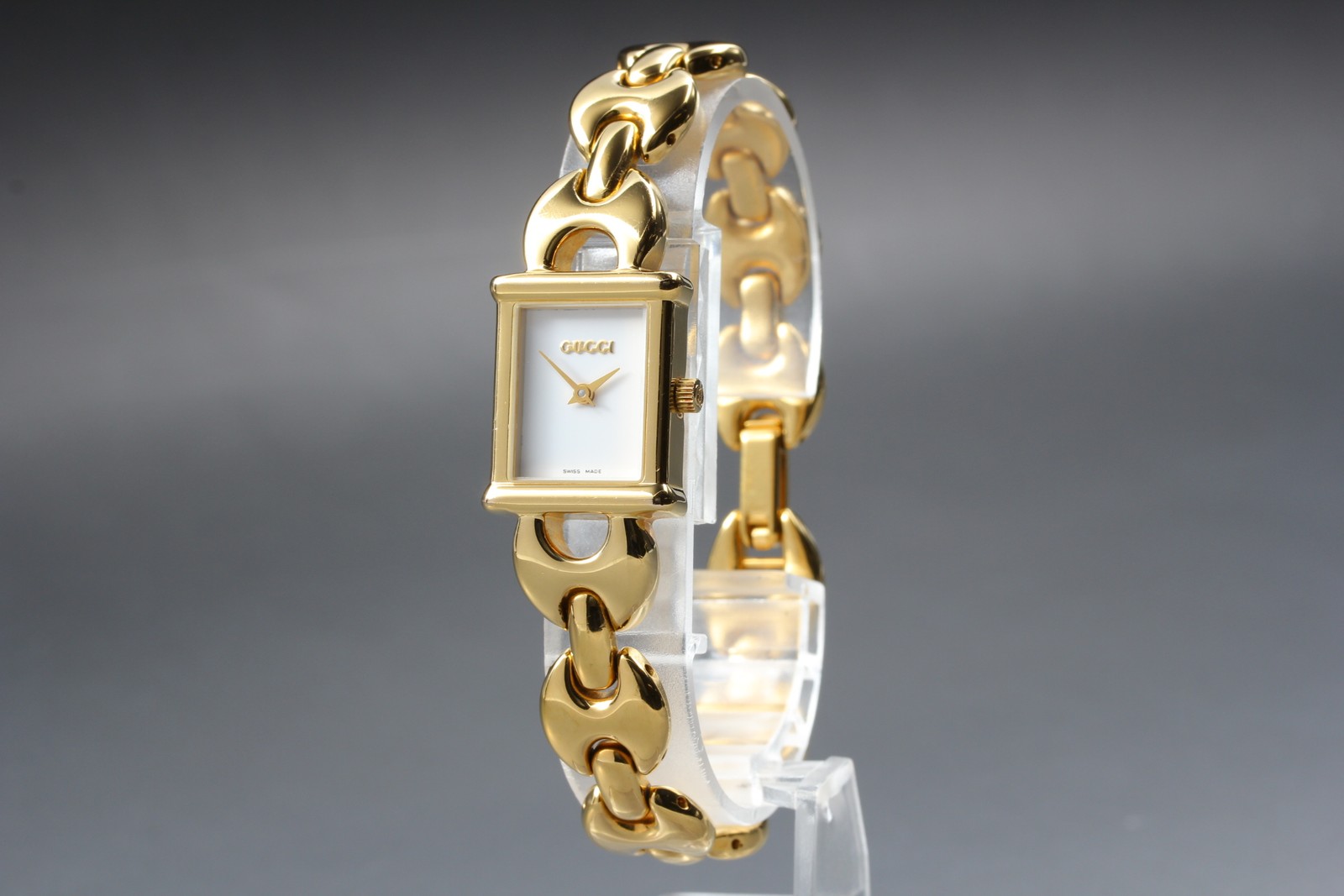 [Near MINT] Gucci Change Belt 1800L 17mm White Dial Quartz Women’s Watch JAPAN