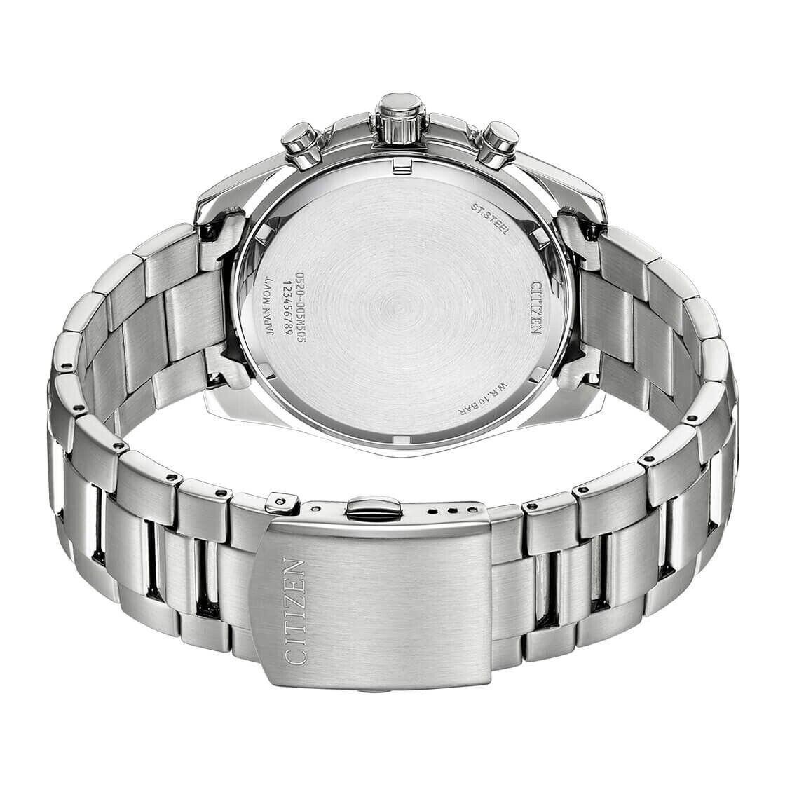 Citizen Men’s Chronograph Quartz Stainless Steel Watch – AN8201-57L NEW