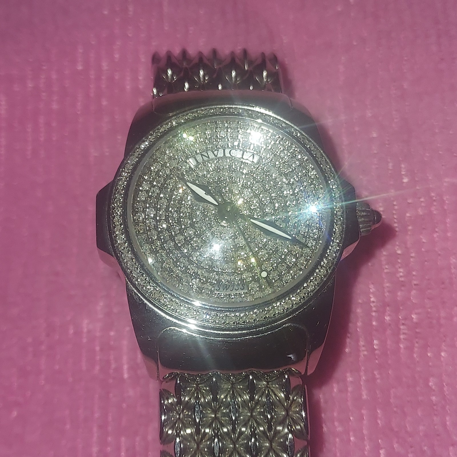 INVICTA Women’s Watch Swiss Pave Diamond 2972 Sapphire Crystal Limited Edition