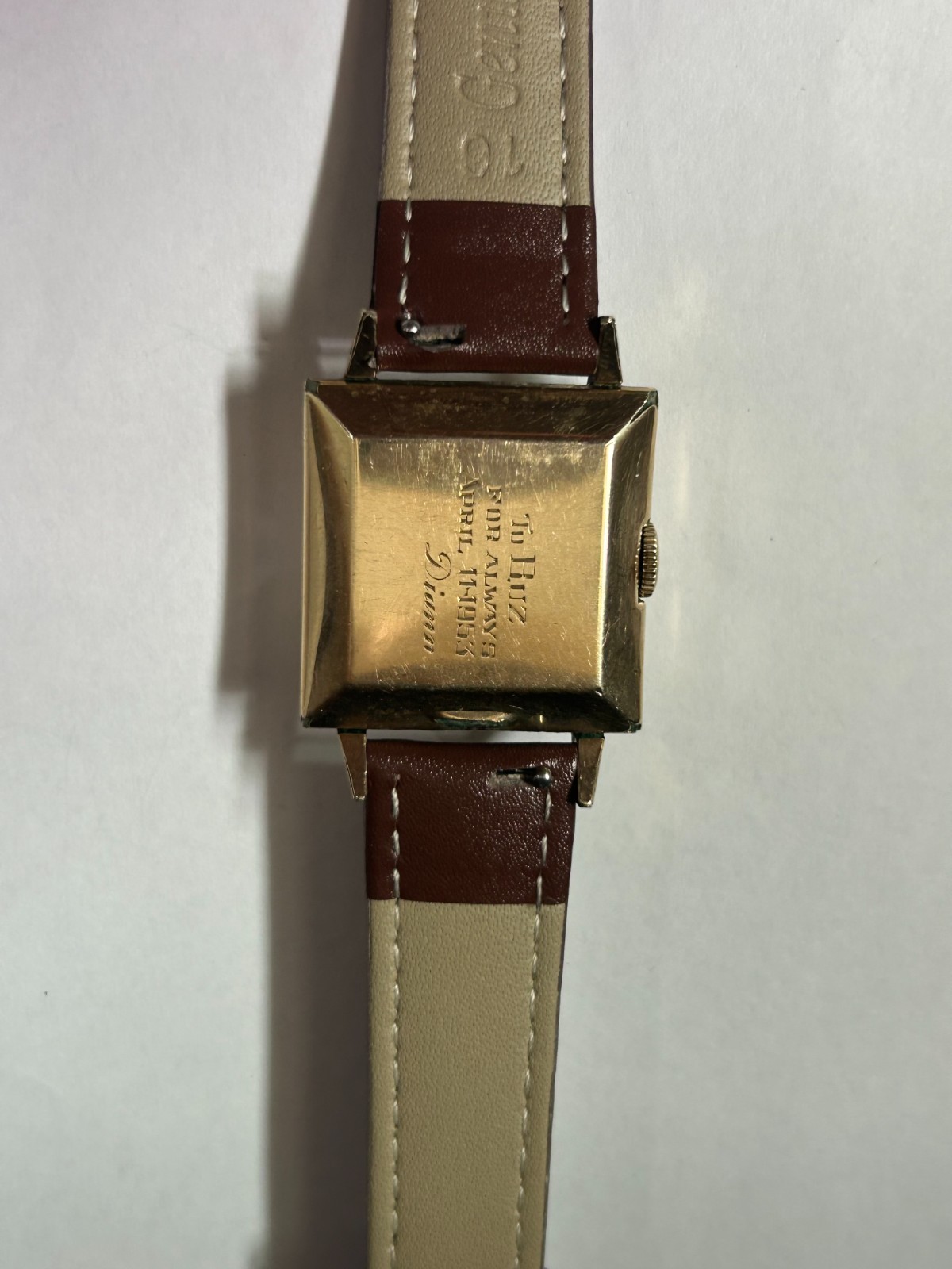 Vintage 10k Gold Filled Elgin Men’s Automatic Tank Watch- Rare Windsor Model