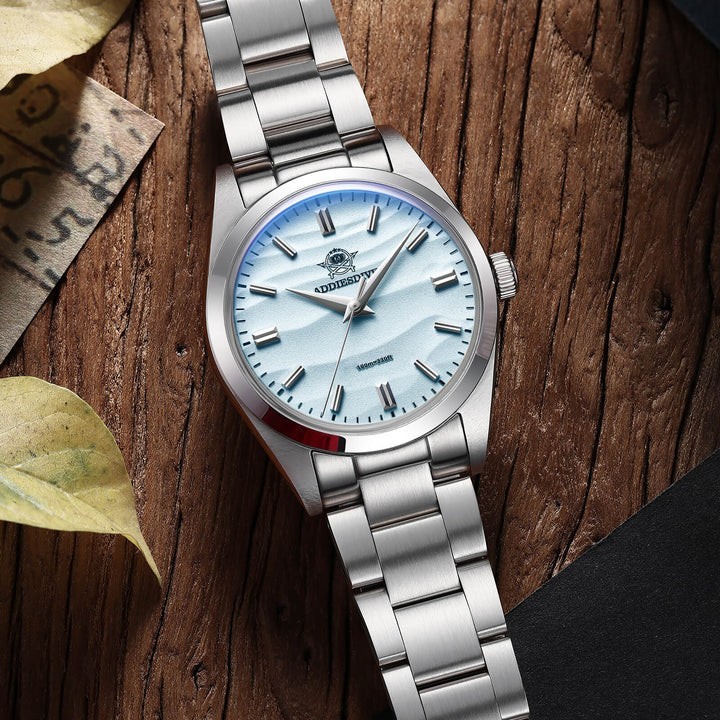 ADDIESDIVE AD2030 Men’s Quartz Watch 36mm VH31 Sweep Seconds 100M Stainless Stel
