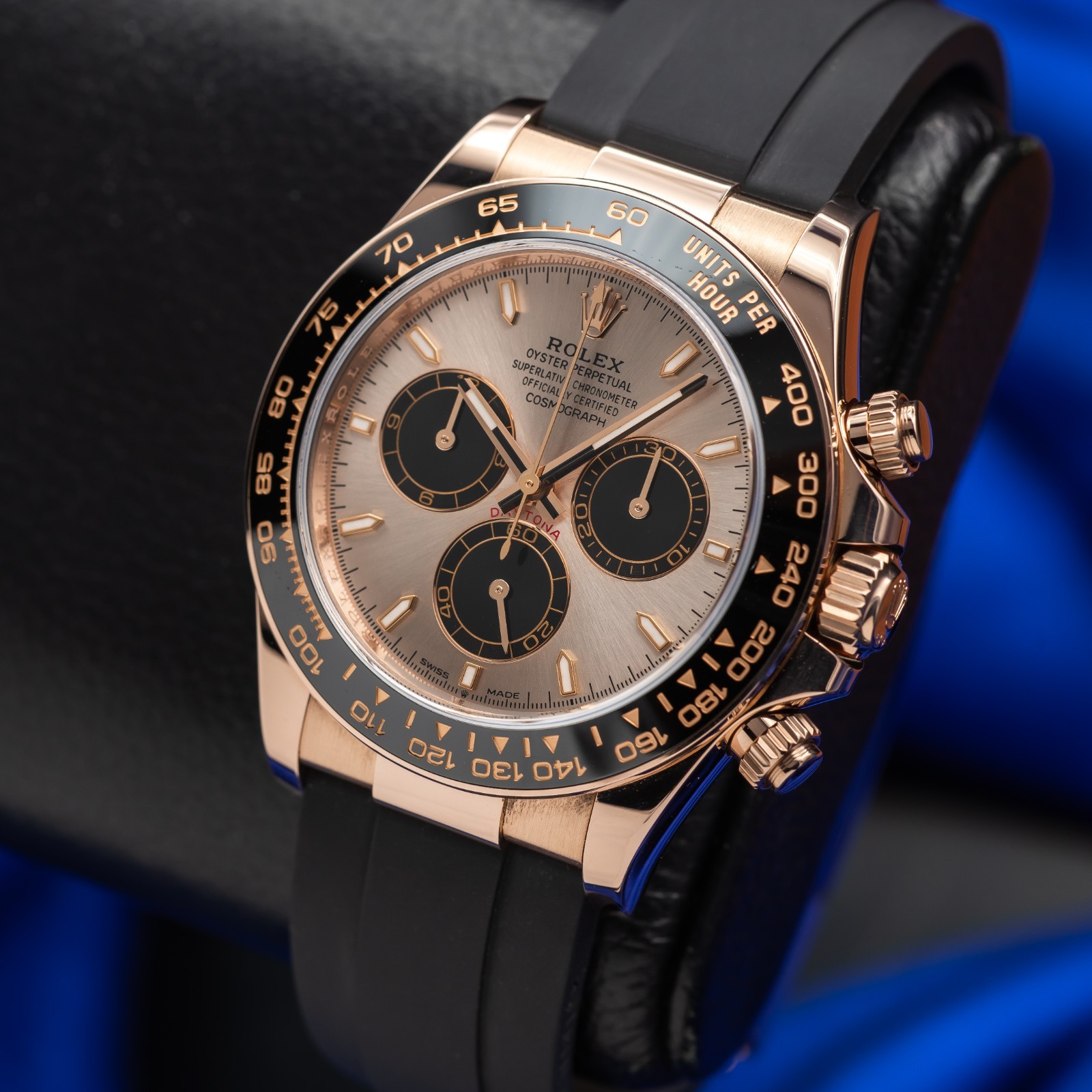 ROLEX Daytona Cosmograph Rose Gold Sundust Dial 126515LN
