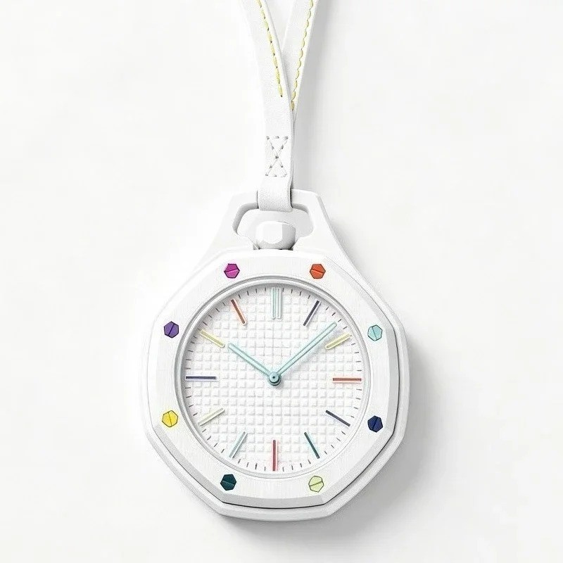New Quartz Watch Royal Oak Style Metal Strap Luxury Couple Wristwatch Gift