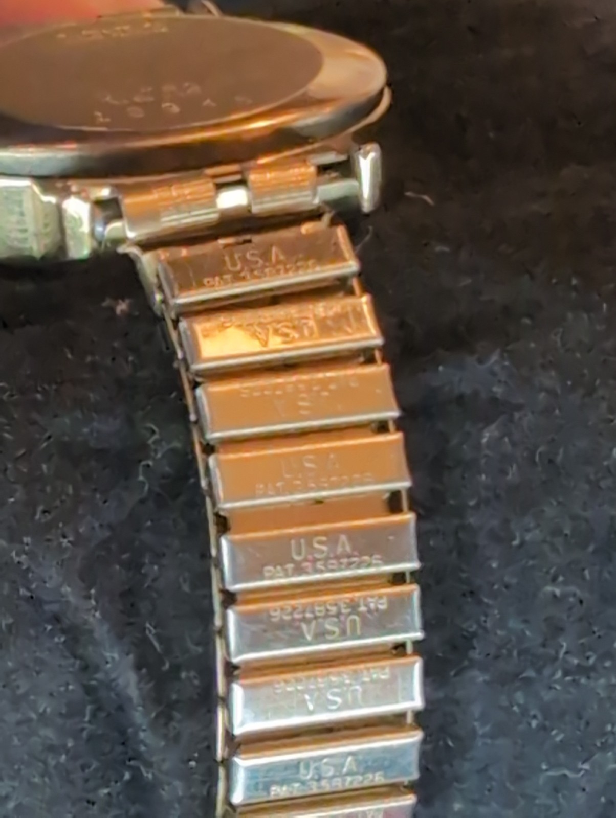 Lucien Piccard Dufonte Watch Women 16mm Champagne Dial Gold Tone Oval New BattA1
