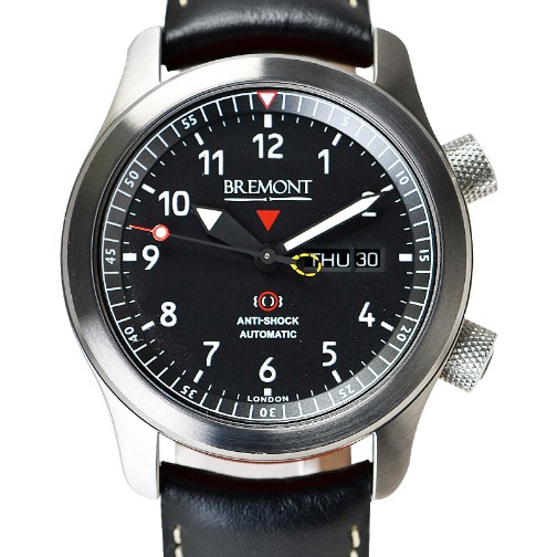 BREMONT – MBII in Stainless Steel– Includes 3 Additional Canvas Straps