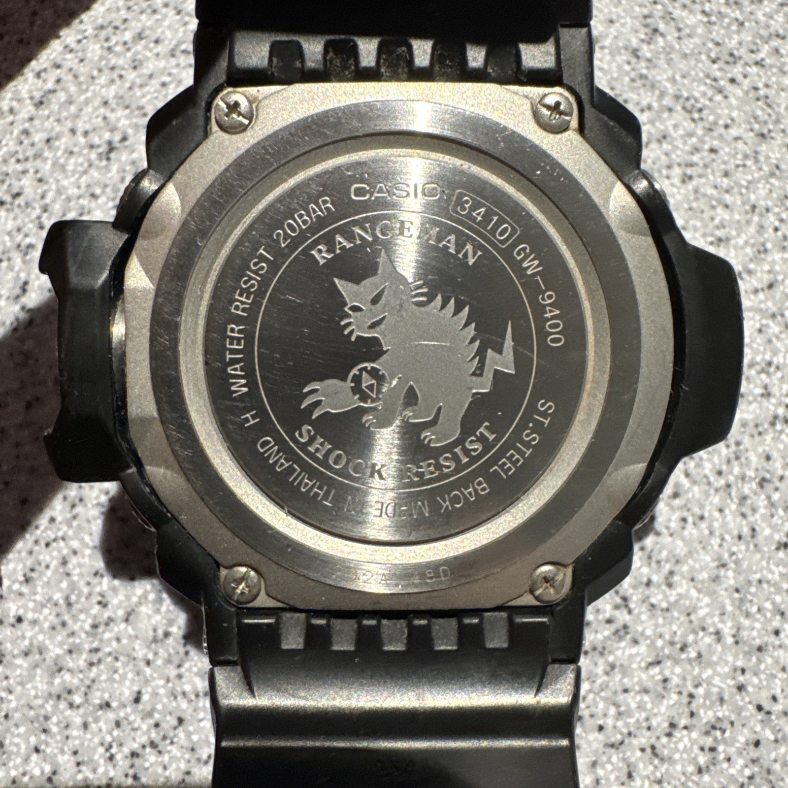 Casio G-Shock Rangeman GW-9400 Triple Sensor Solar Atomic Watch Box Papers