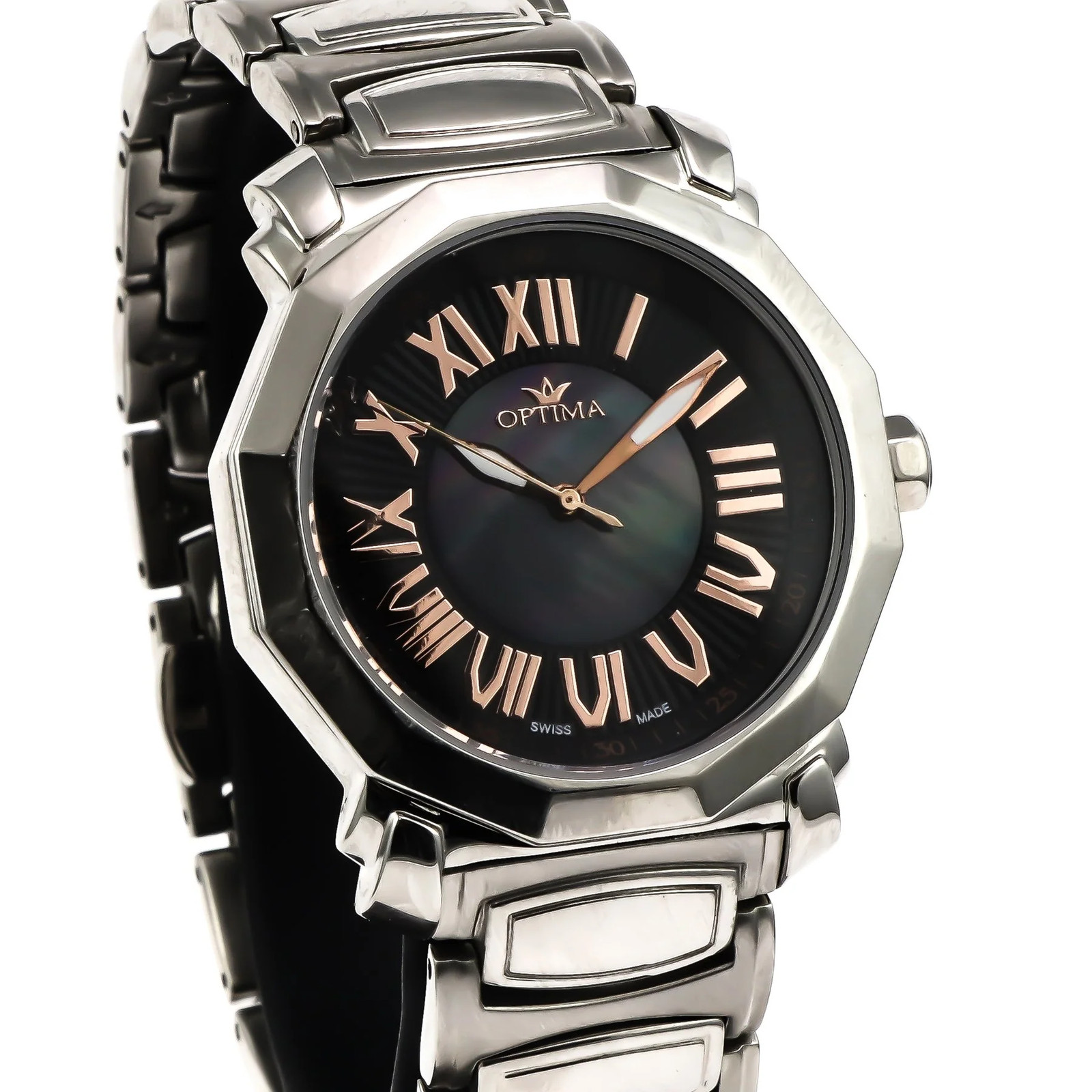 Optima – Swiss Made Watch – OSL248-SS-8 Quartz 39 mm OSL248 30 m (3 ATM / 100