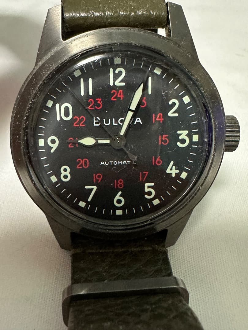 Bulova Automatic Military Watch (98A255)