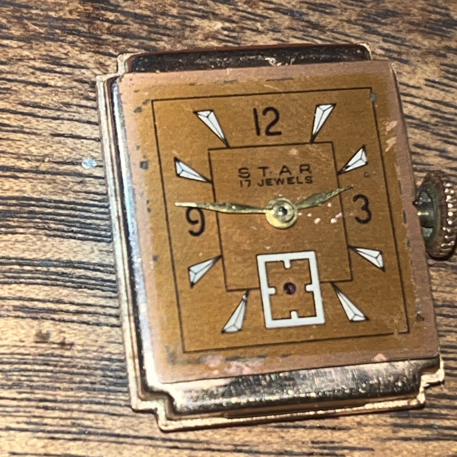 Vintage Rima Star 17 Jewels Watch In Its Current As-Is for Parts Repair
