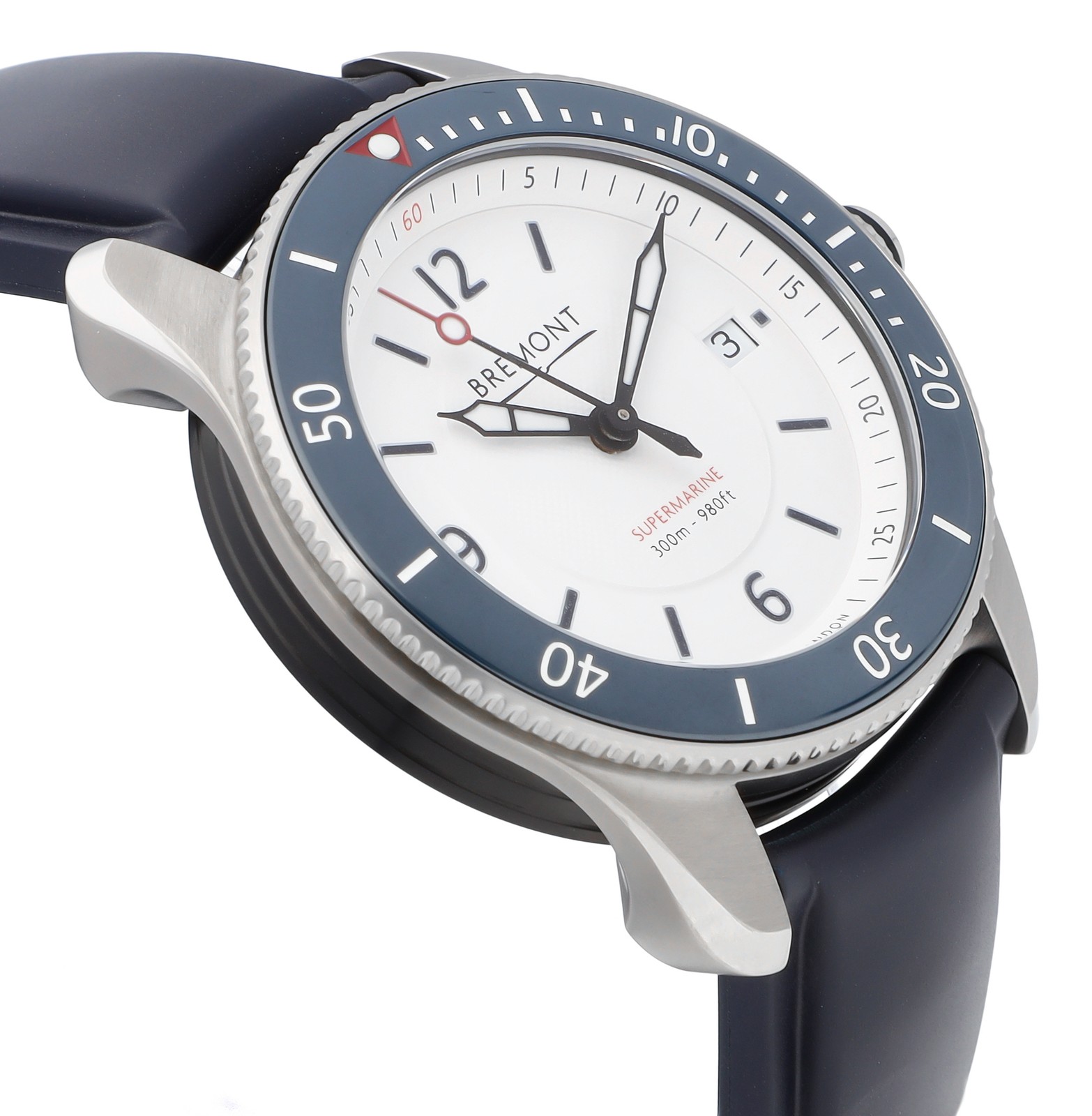 Bremont S300 White Dial 40mm Automatic Men’s Watch S300-WH-R-S