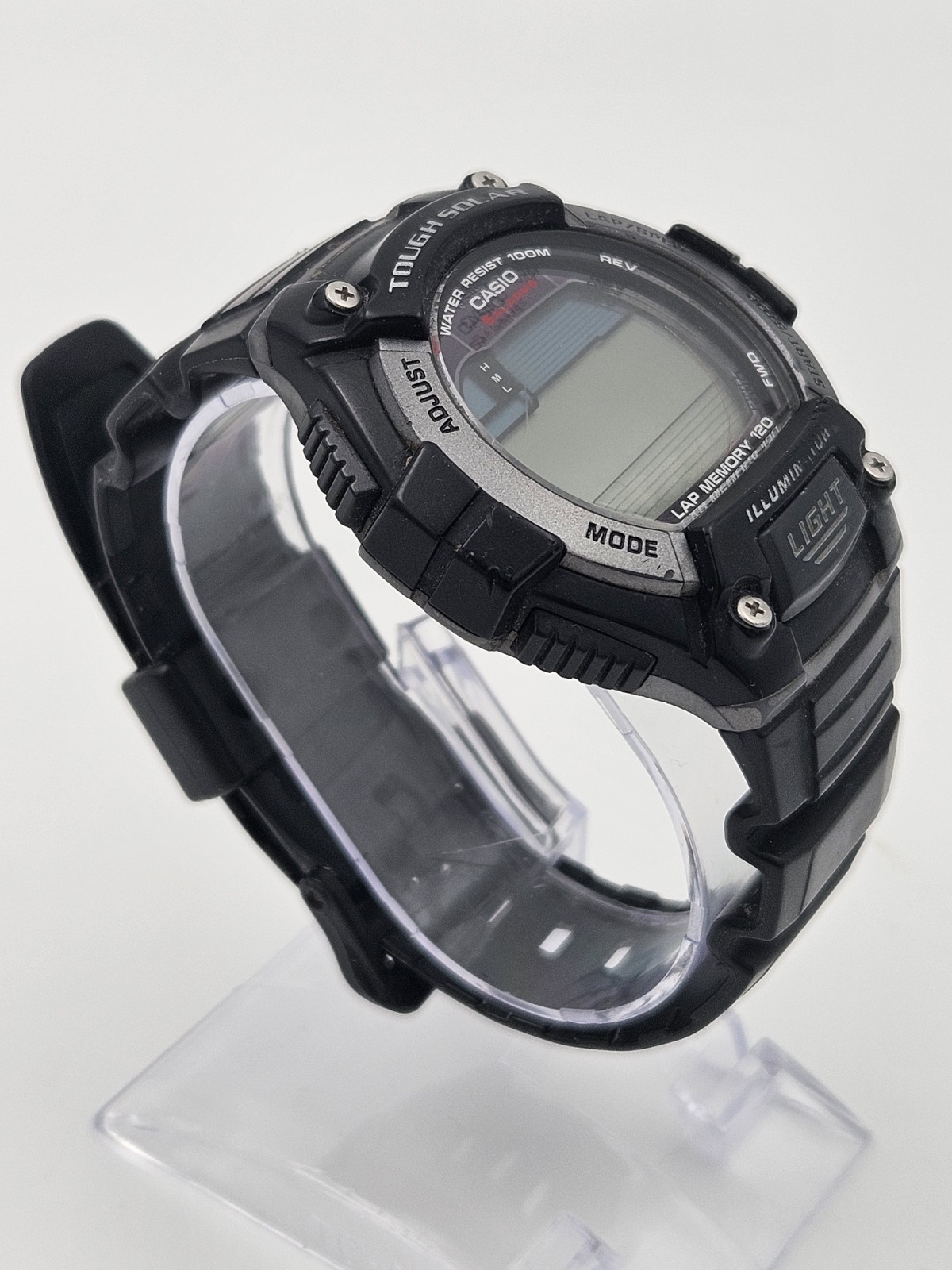 Casio 3271 W-S220 Watch Casio UNTESTED Collection Multicolor Black Silver