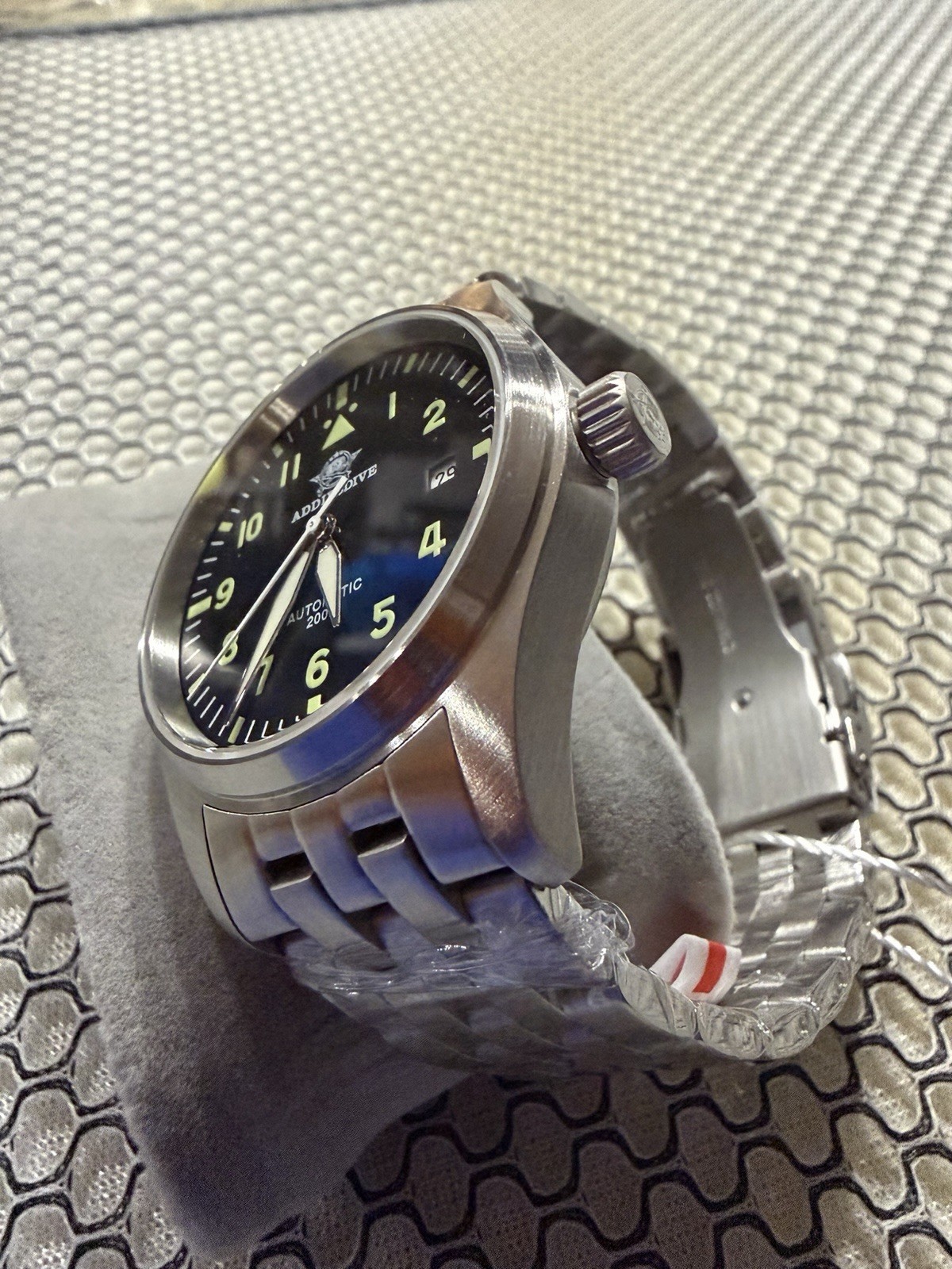 Addiesdive AD2519 Retro Automatic – 39mm Black Dial – Japan 8215 – NEW