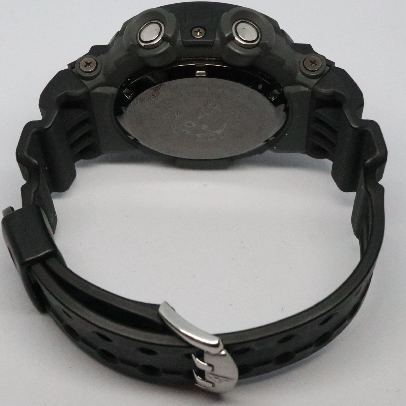 Working Item CASIO G SHOCK FROGMAN GWF 1000 1JF Good Condition Black Radio Solar