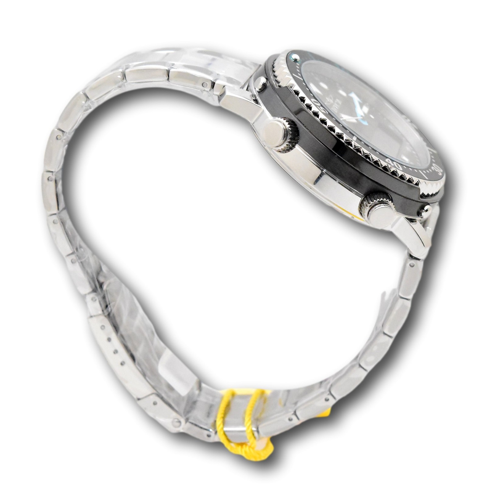 Invicta Pro Diver 46.5mm Men’s Stainless Ana-Digi Dual Time Watch 48370