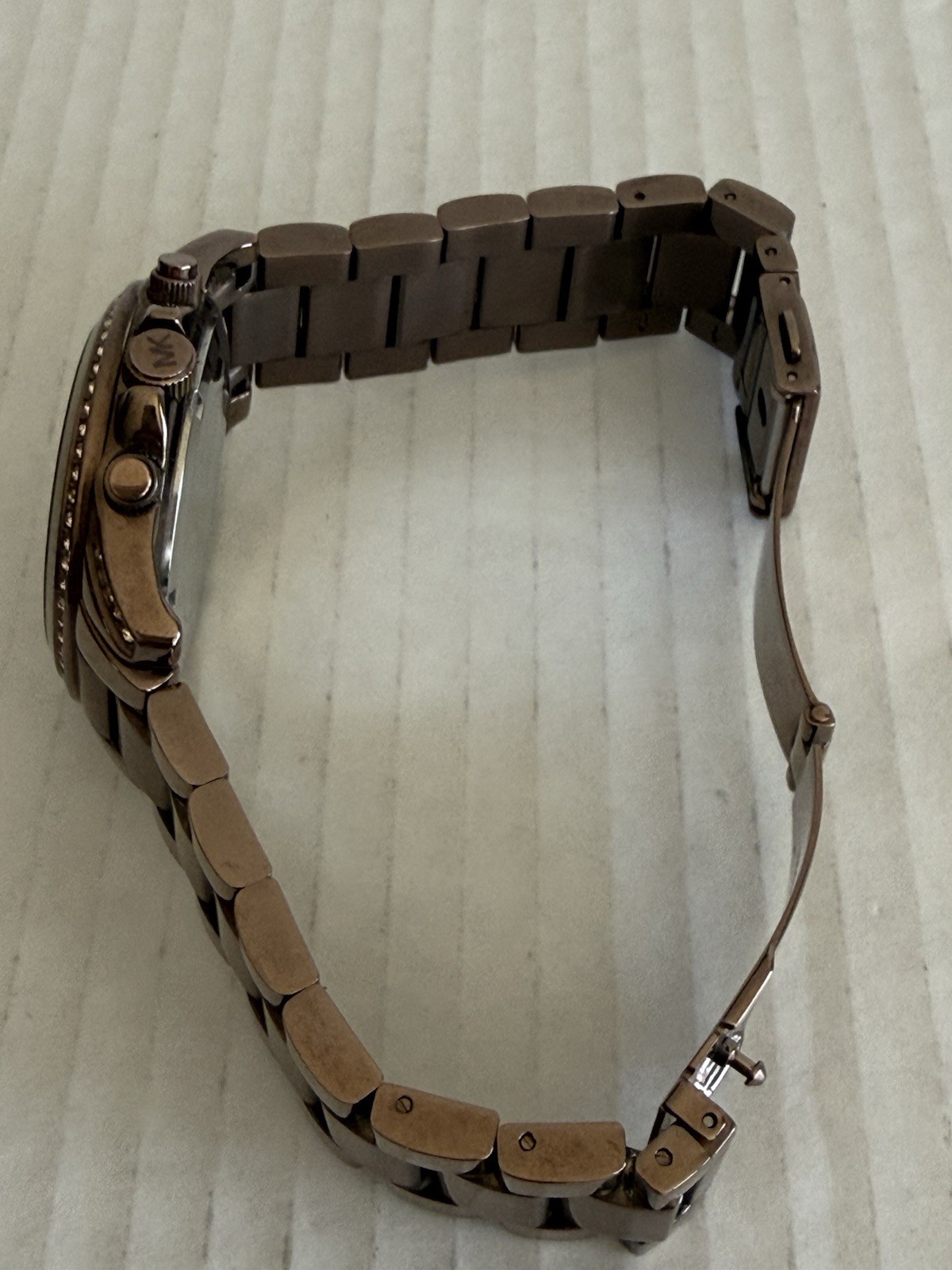 Michael Kors MK5493 Blair Chronograph Bronze Tone Stainless Steel Watch Women’s