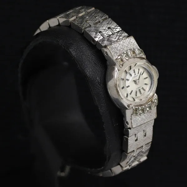 Working Citizen 4-671139 Manual Winding Silver Dial 21 Jewels Ladies Watch KRH 2