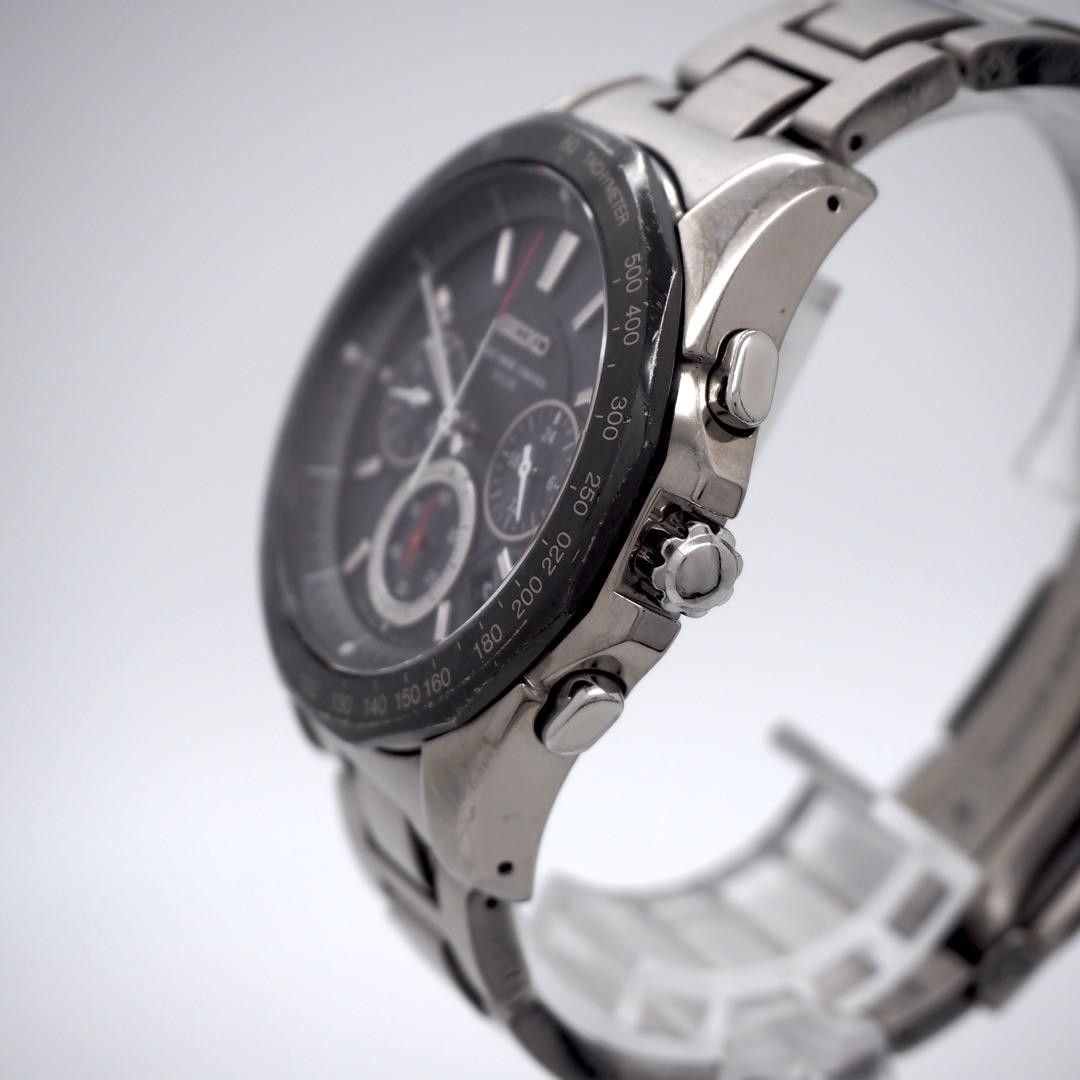 44 Working SEIKO Watch Brightz Men s Radio Solar Titanium Chrono