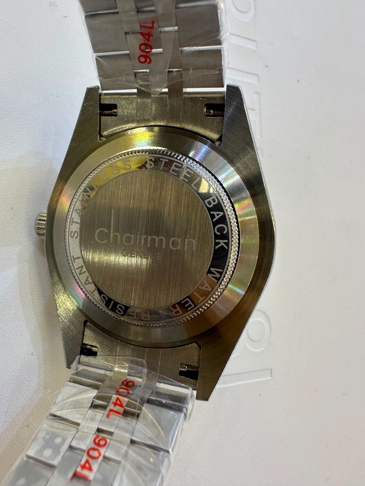 Chairman Geneve 1971 UAE Emblem Quartz Men’s new Watch Sand Dial Box Stainless