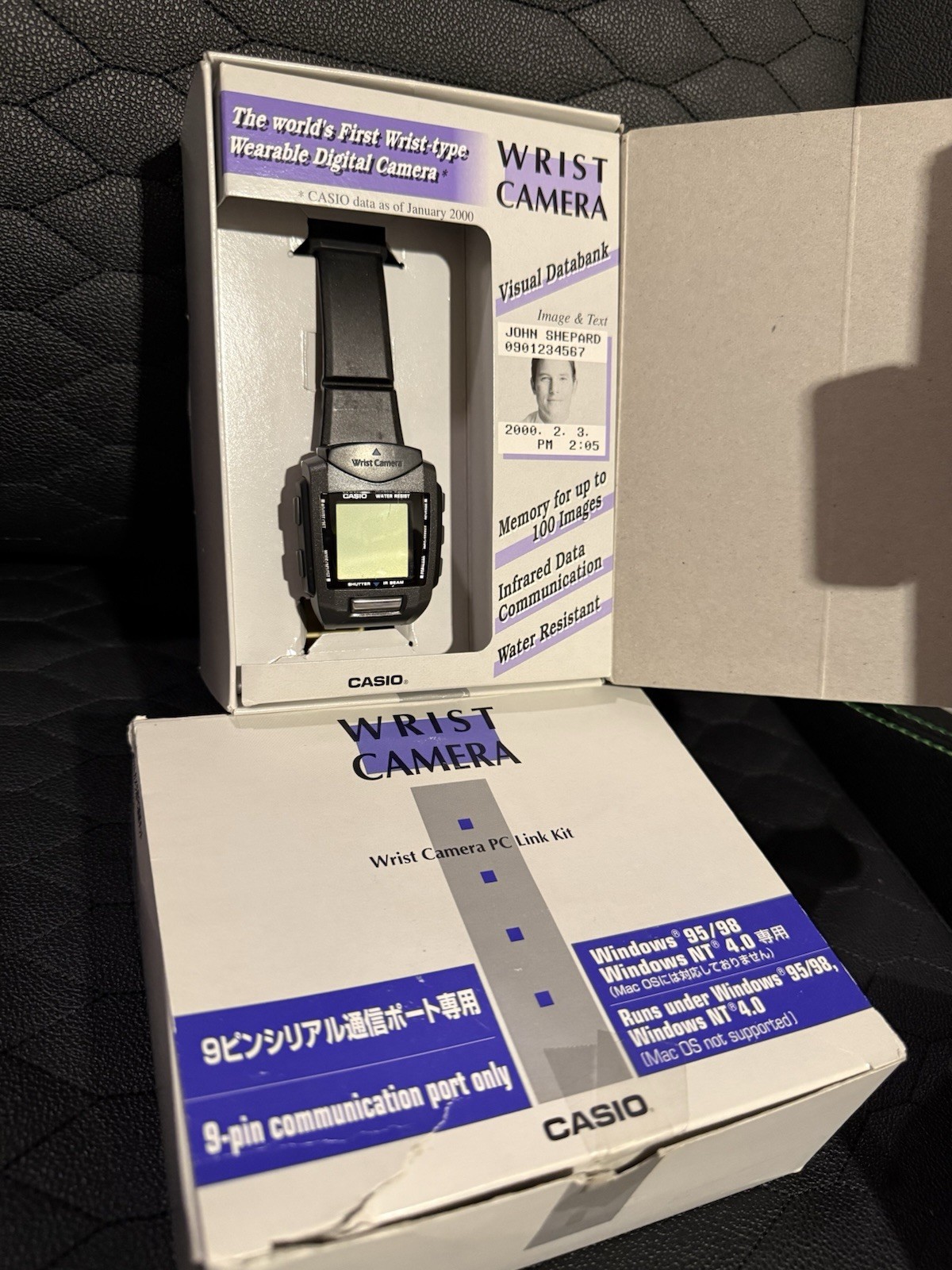 Casio Camera Wrist Watch 2220 + Transfer Cable