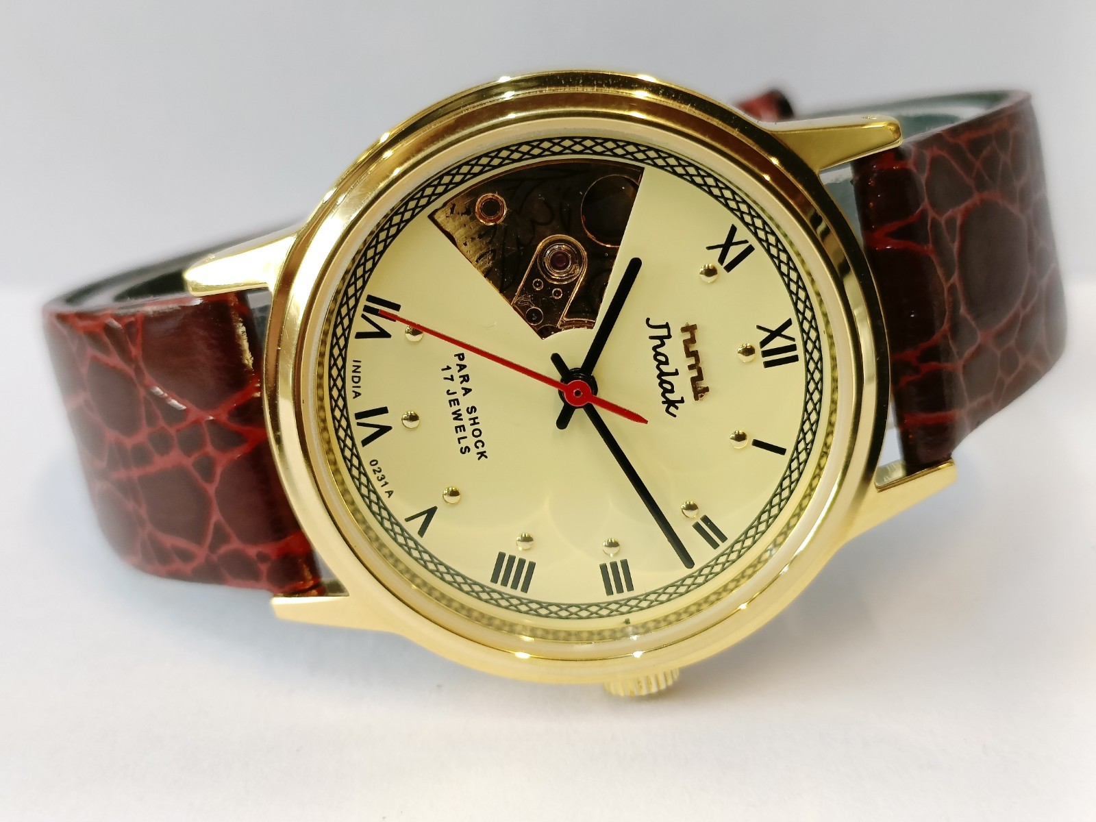 HMT JHALAK 17J WINDING CREAM DIAL 0231 INDIA MEN’S WORKING CONDITION