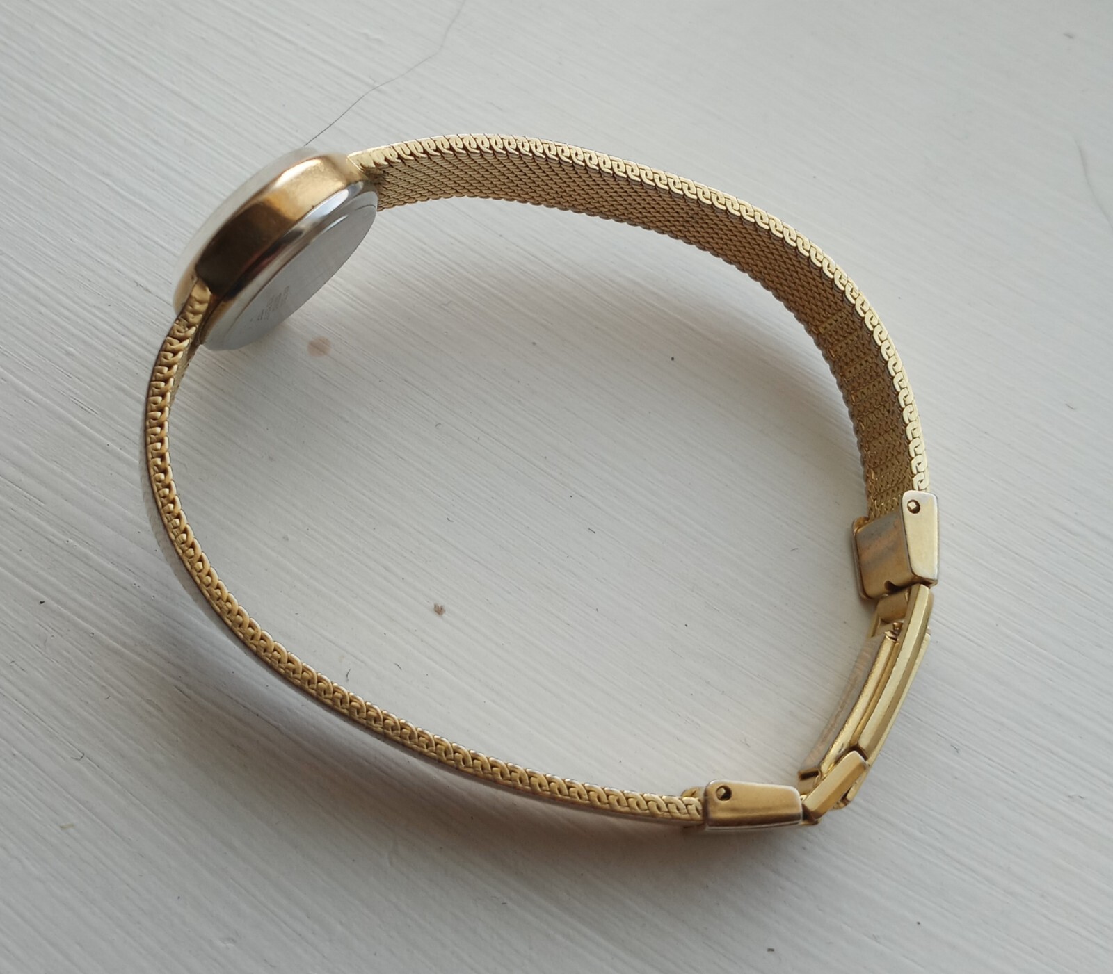 Vintage Jules Jurgensen Ladies Watch R3572 Oval Gold Tone Rare
