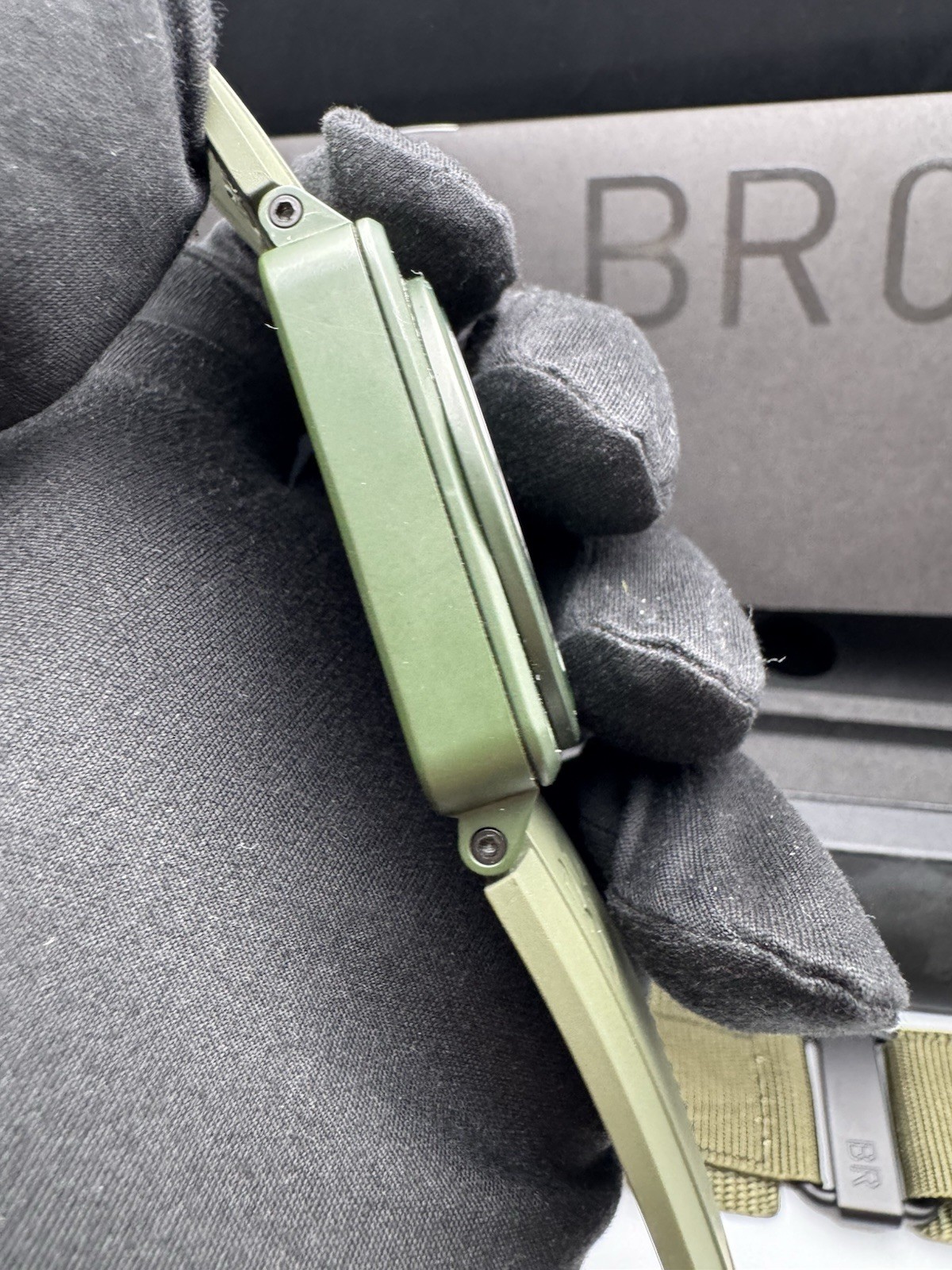 Bell & Ross Men’s BR 03-92 Military/Aviation Type Automatic Watch, Green B&P