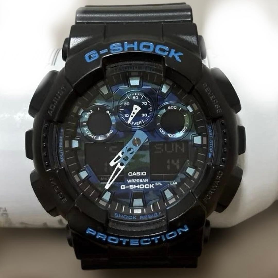 G-SHOCK Camouflage Dial Series Black/Blue