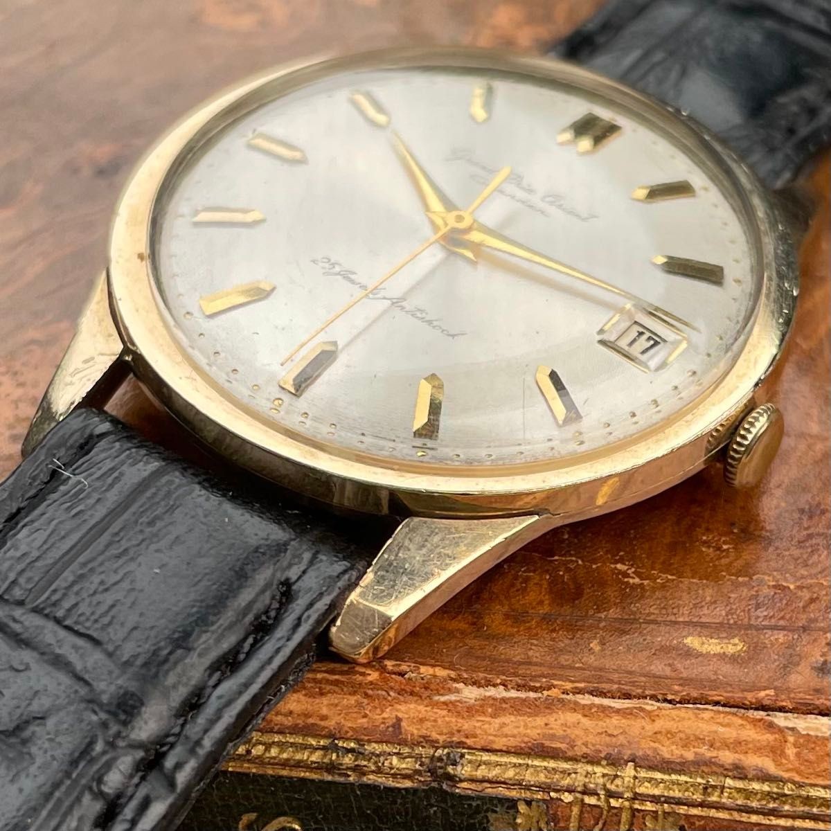 Orient Grand Prix Calendar S84063 25J Hand Winding Record Dial Men’s Watch