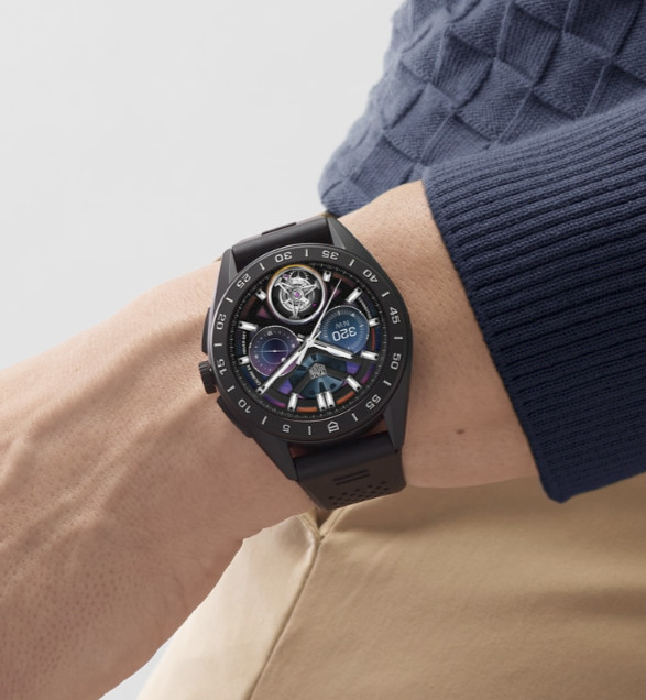 TAG Heuer Connected Calibre E4 – 45 mm Titanium Mens Watch – SBR8A80.BT6261