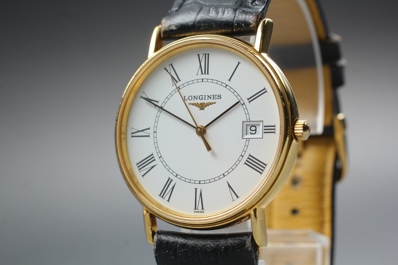 [Near MINT] LONGINES L4.720.2 Grand Classic 33mm Gold Qz Men’s Watch From Japan