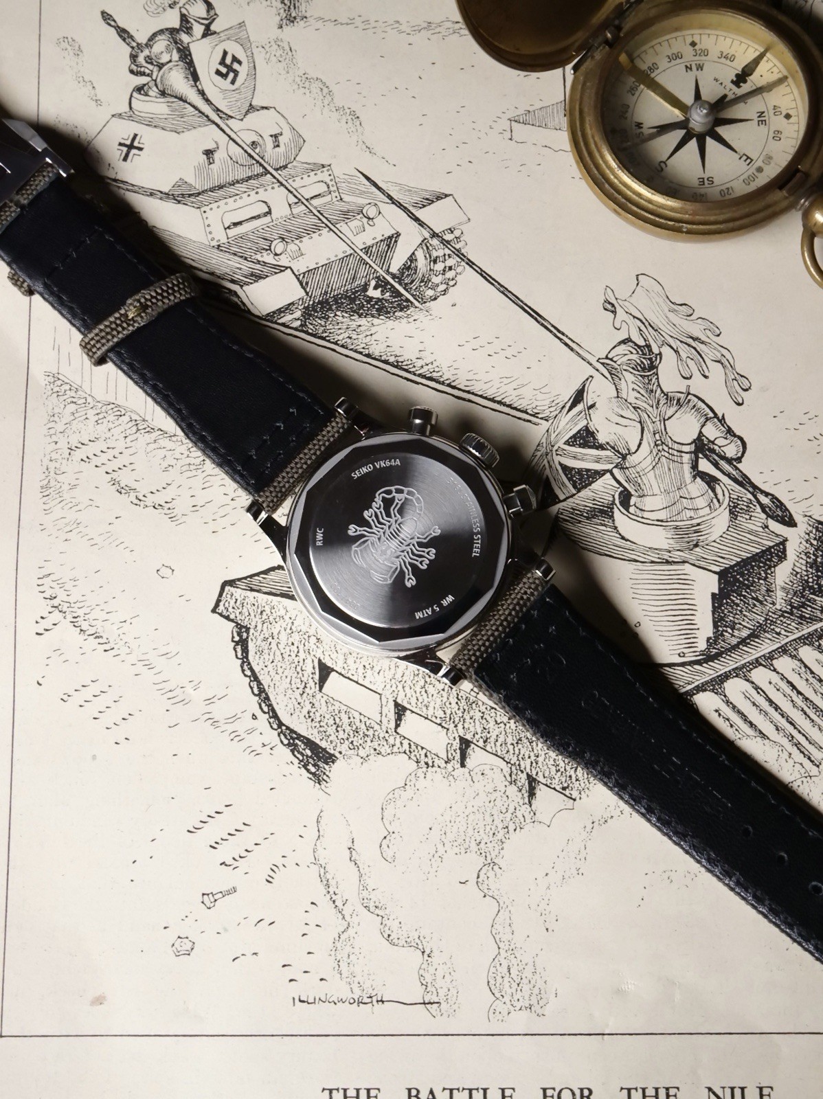 RWC Kufra WW2 Pilots Watch