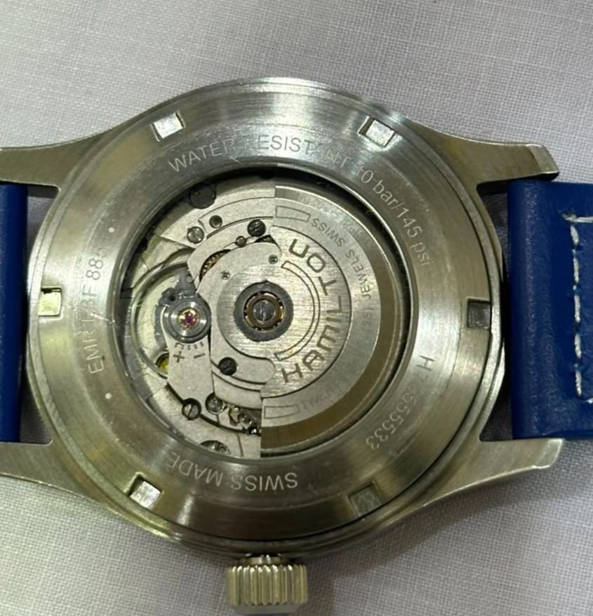 Hamilton Khaki Field Blue Dial Automatic Men’s Watch
