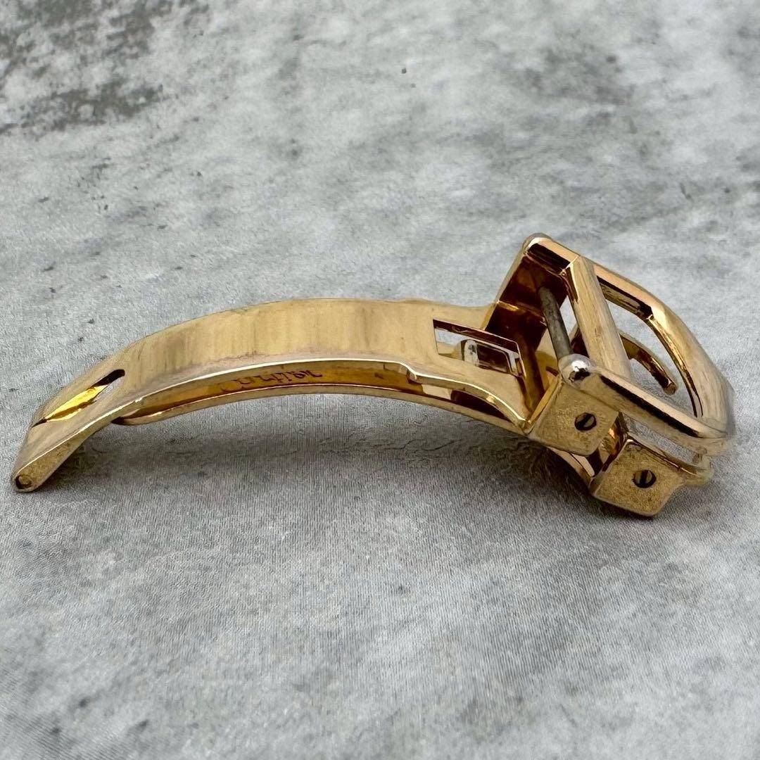 Cartier D-Buckle 14mm Gold Stainless Steel Watch Clasp Japan 071222