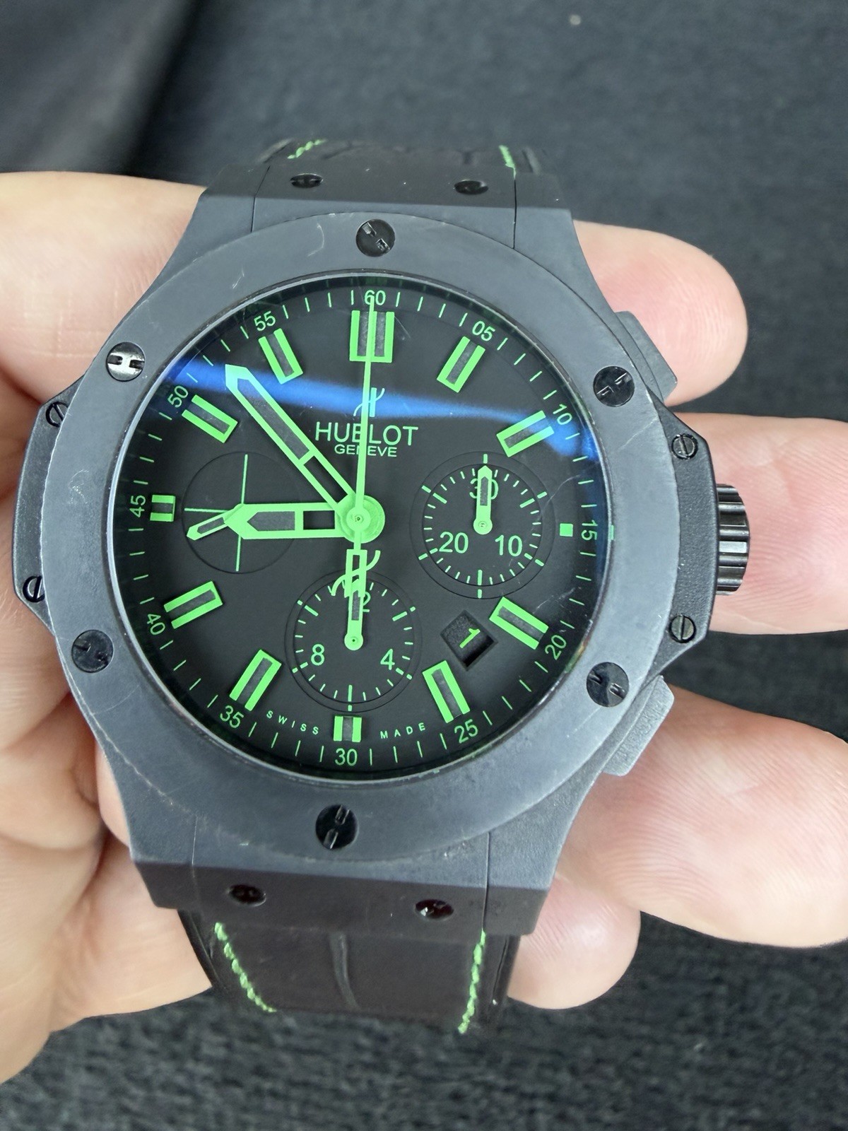 Hublot Big Bang All Black “Green” Limited Edition 301.CI.1190.GR.ABG11