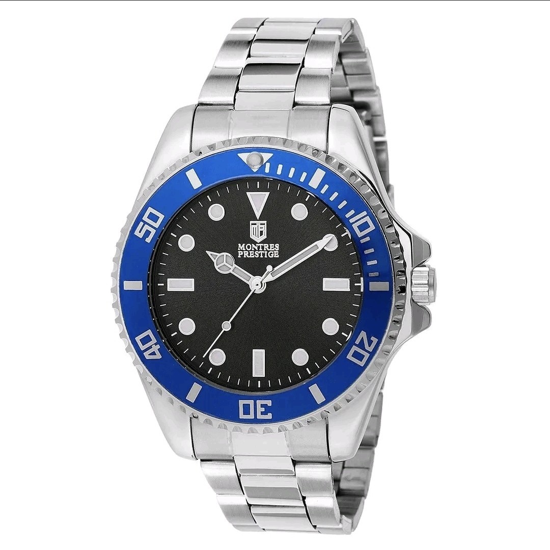 Invicta X Montres Prestige Men’s Silver/Blue/Black Watch 42mm MPW-0082 New