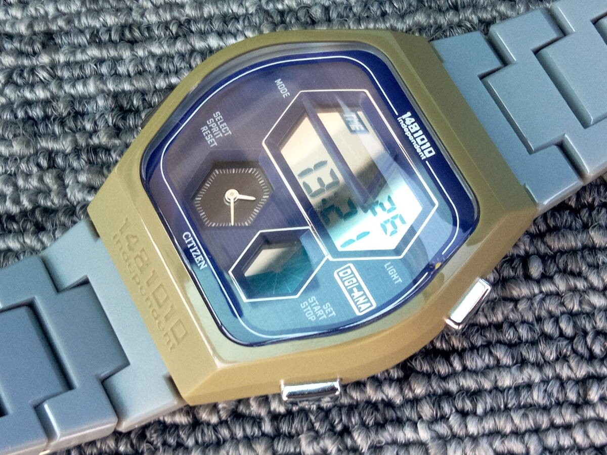 Item CITIZEN Independent 1481010 Hexagonal Alarm Chime Ana Digi First Model Reis