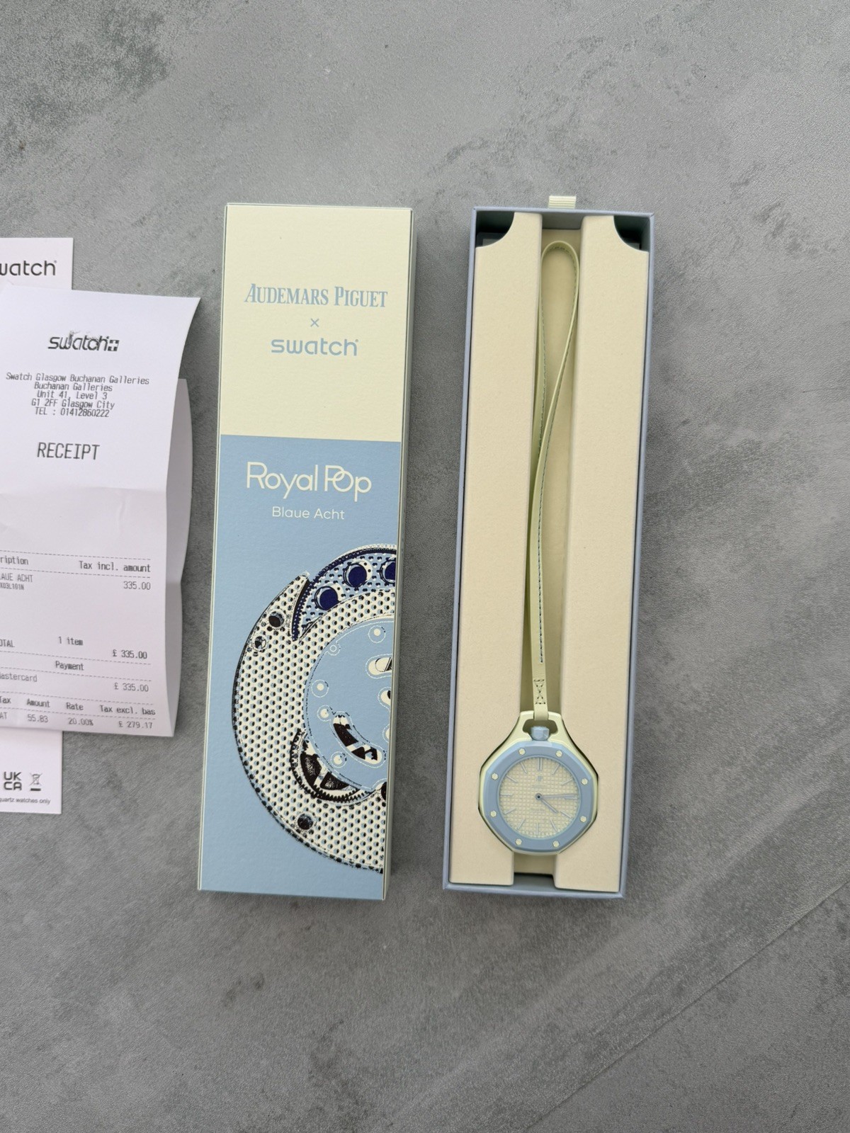 Swatch x AP (Audemars Piguet) Royal Pop Blaue Acht / Brand New With Receipt ✅
