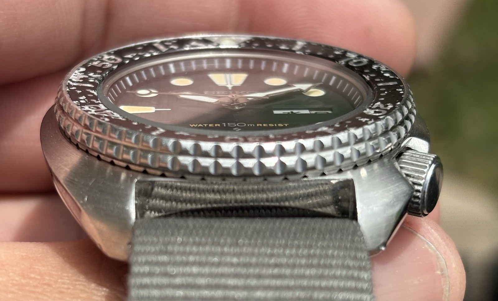 Seiko 6306-7001 Turtle JDM April 1977 Kanji Day Wheel