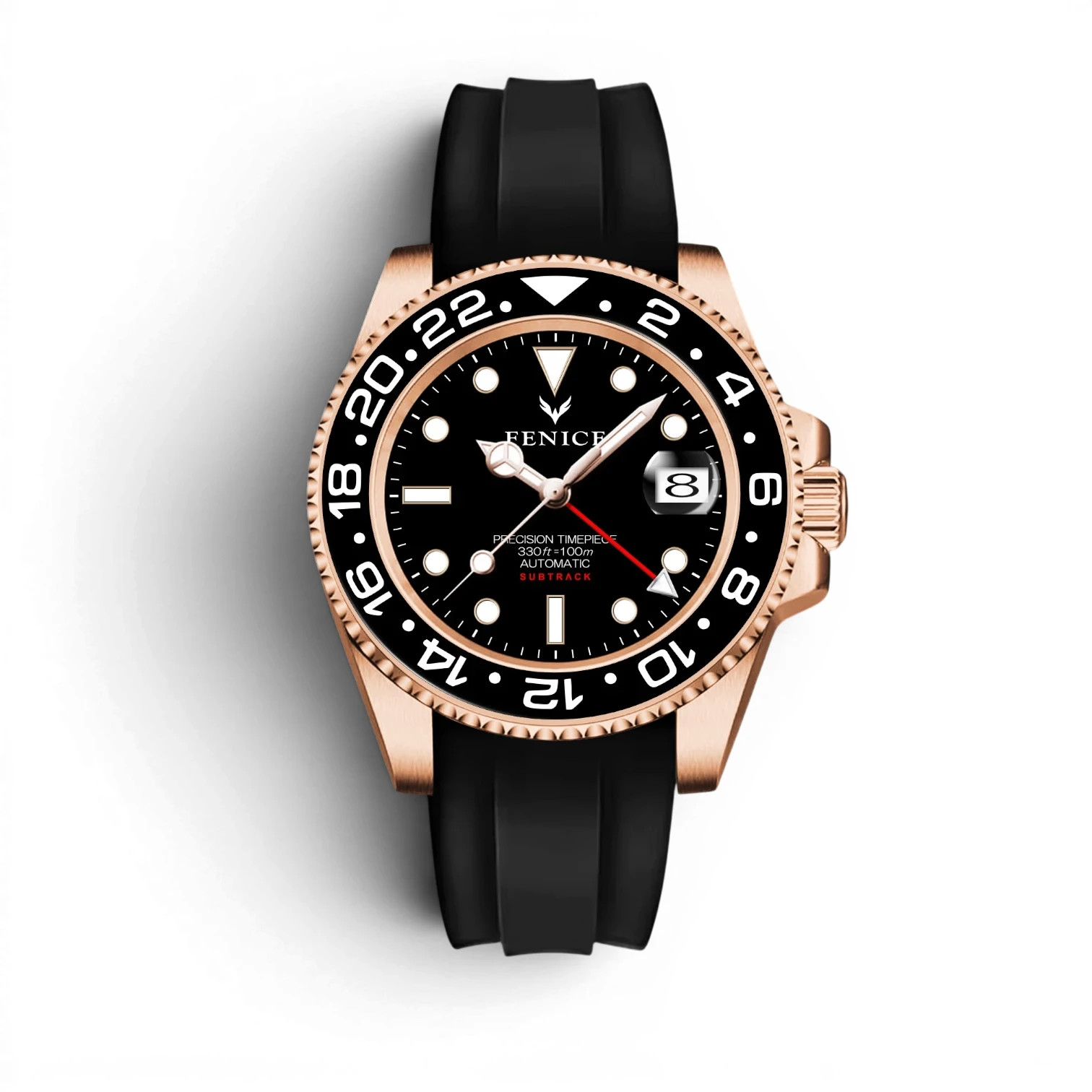 Phoenix Subtrack Monarch GMT 10ATM Automatic Watch with Seiko NH34 Movement