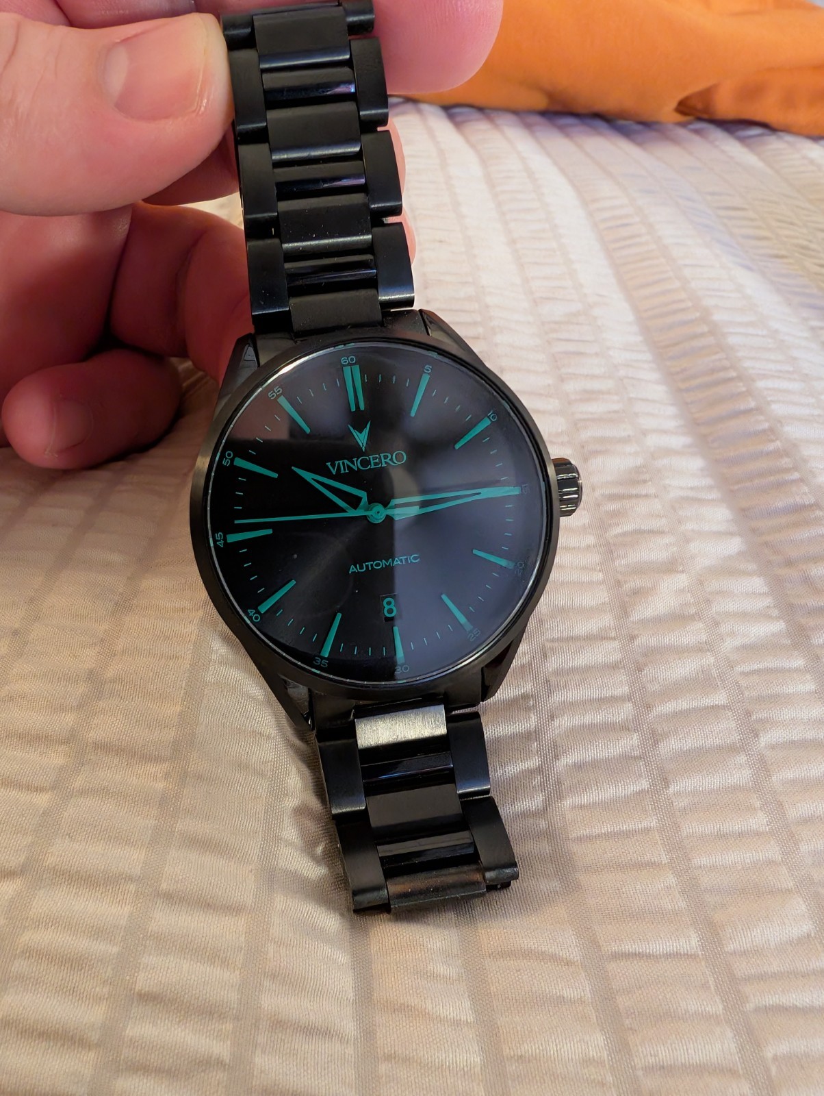 Vincero Men’s Watch: Limited Edition #164 Of 300-Emerald Abyss. Icon Automatic
