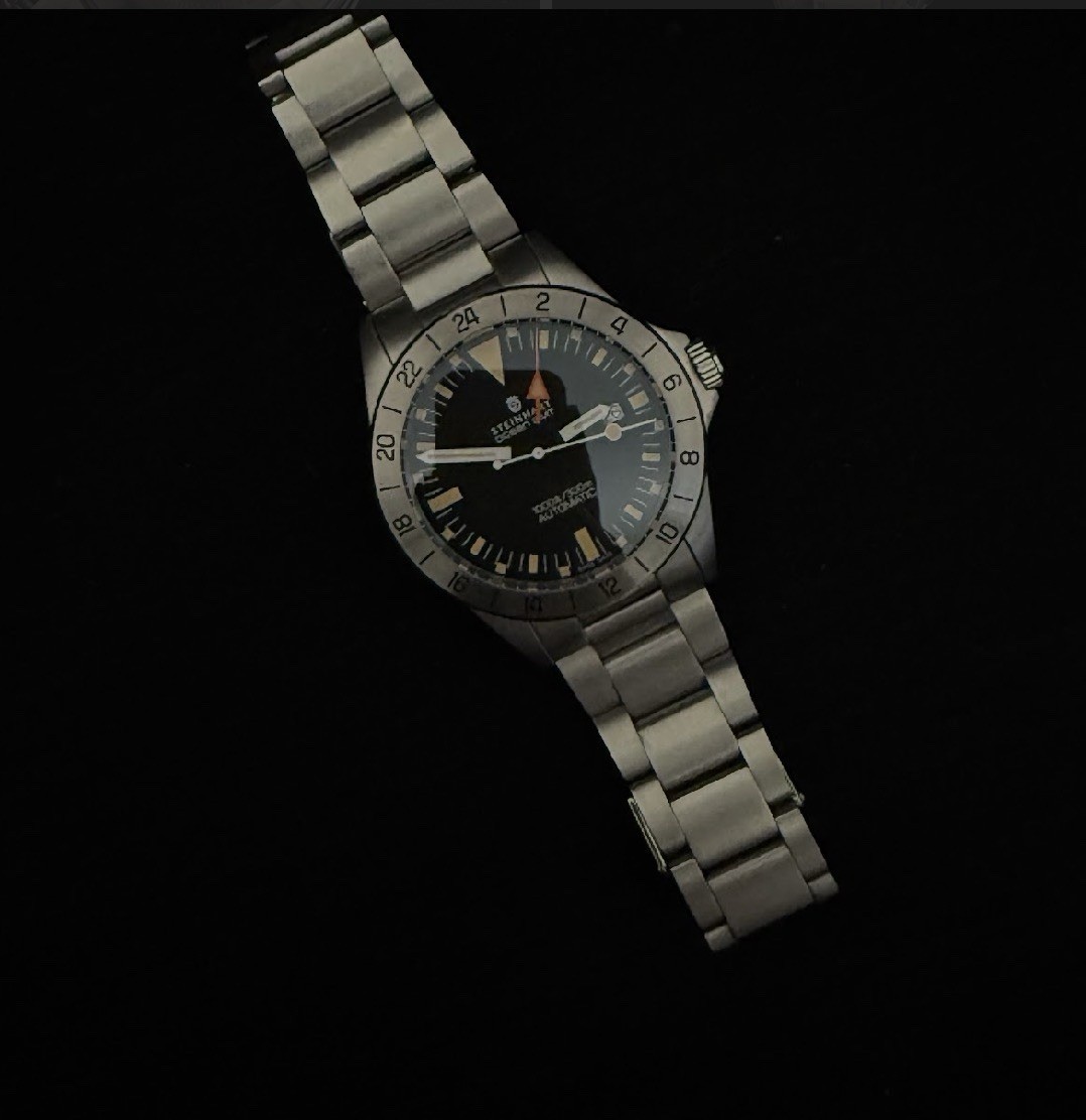 Steinhart Ocean GMT Vintage Automatic Diver Watch 42mm Full Kit Box And Papers