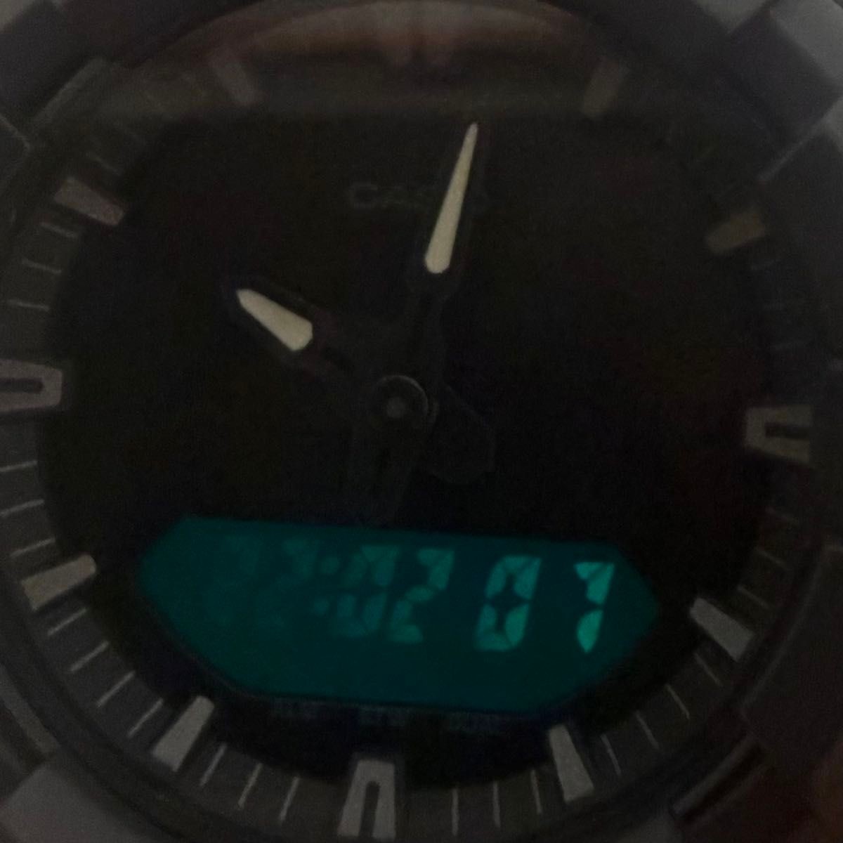 Confirmed working CASIO G SHOCK G 100BB 1AJF digital analog wristwatch matte bla