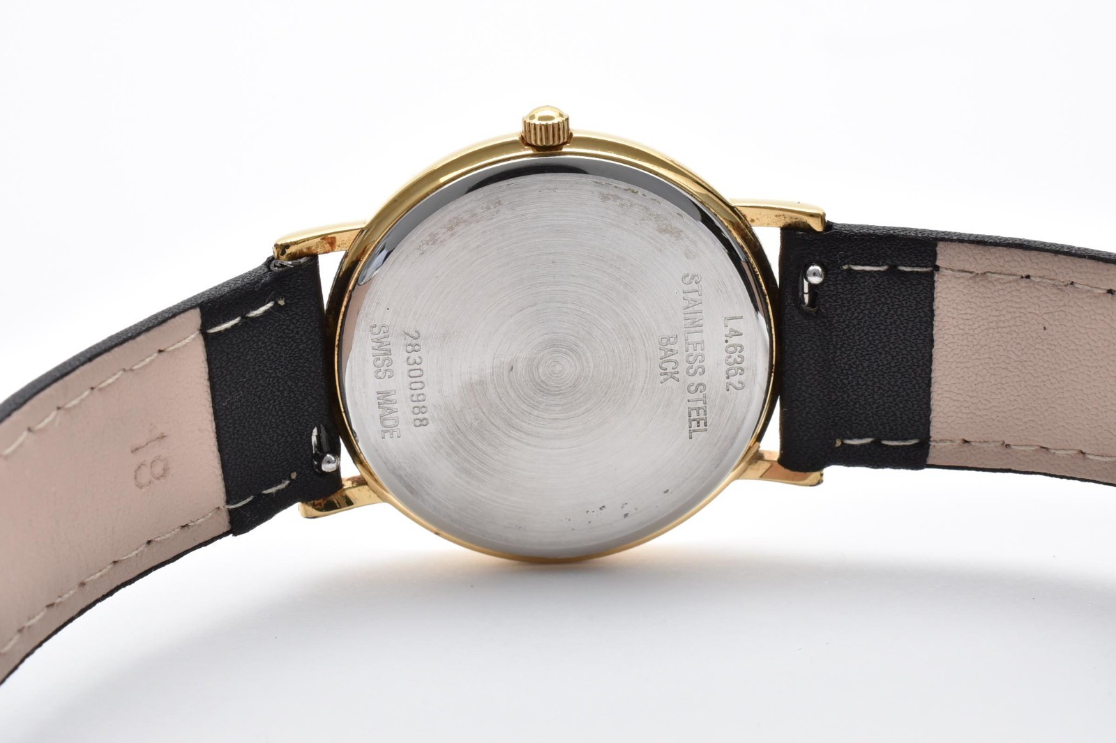 Longines Grand Classic L4.636.2 Gold Dial Date Quartz Men’s Thin Dress Watch