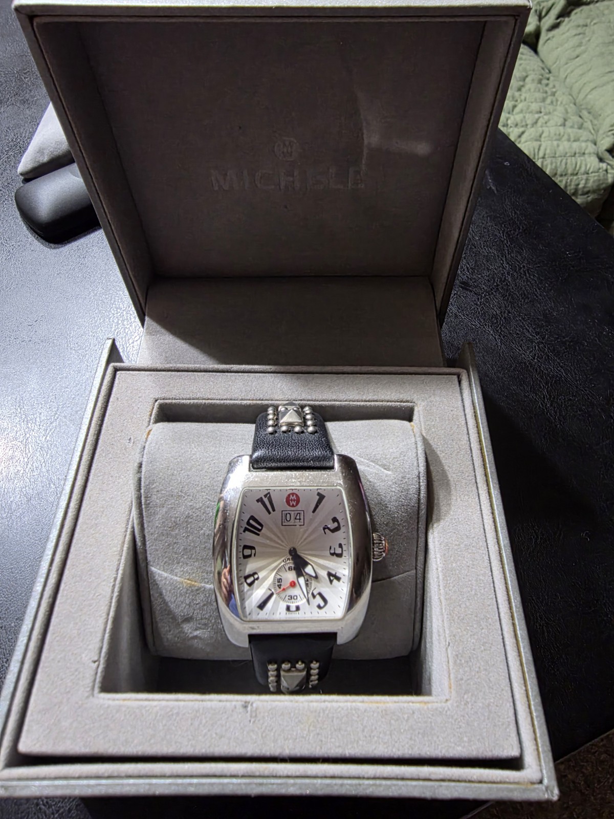 Michele watch urban 71-280/380. Goth Studded Band (J)